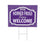 Texas Christian University Coroplast Yard Sign, "Fans Welcome" - Sports Collectibles, Sports Memorabilia, Sports Fan Shop, Sports Gifts