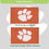 Clemson University Single Sided Estate Flag with 2 Grommets, 3'x5' - Sports Gifts, Sports Memorabilia, Sports Collectibles, Fan Shop