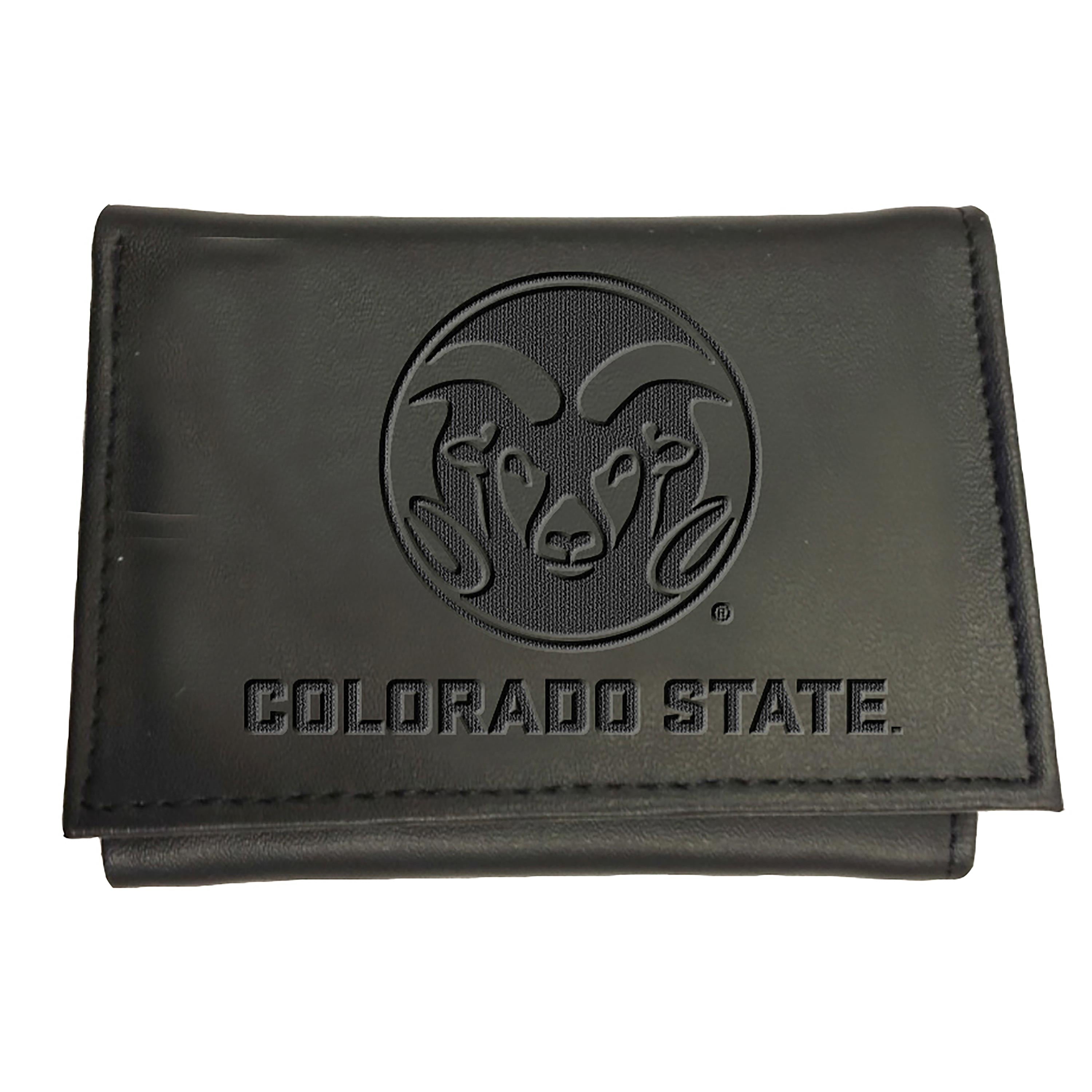Colorado State University, Tri-Fold Wallet, Black - Sports Collectibles, Sports Memorabilia, Sports Fan Shop, Sports Gifts