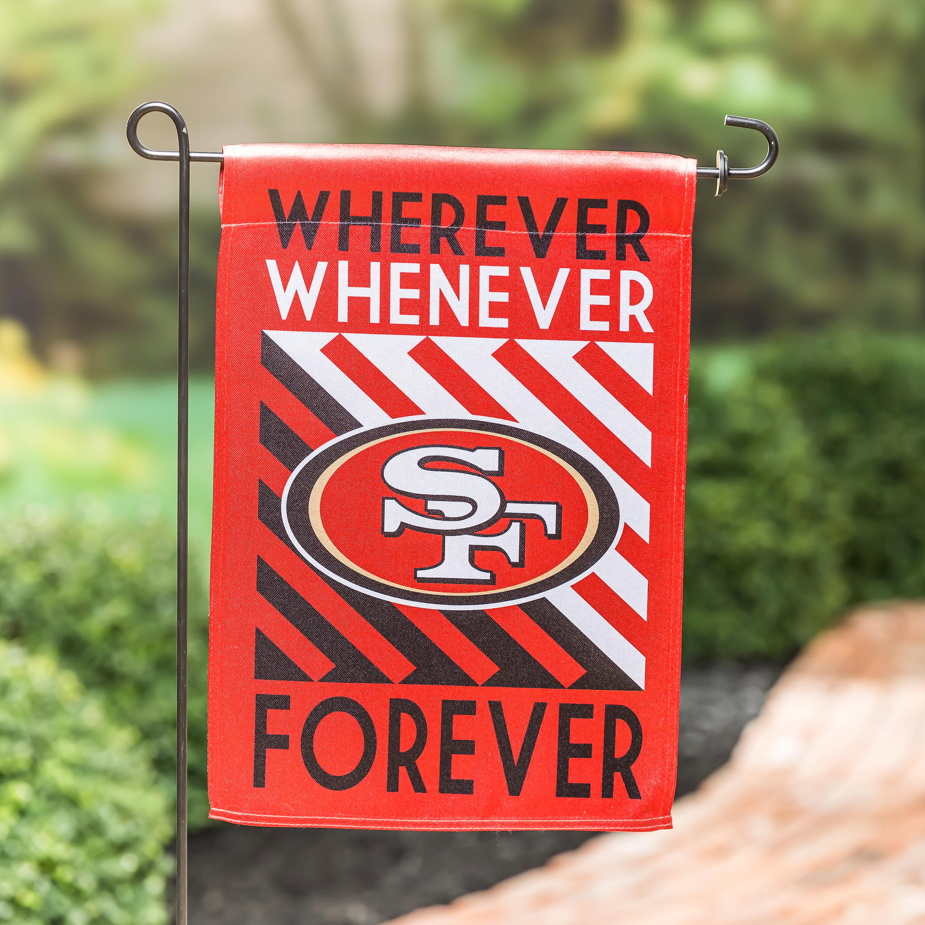 San Francisco 49ers WWF Fan Garden Flag - Sports Collectibles, Sports Memorabilia, Sports Fan Shop, Sports Gifts