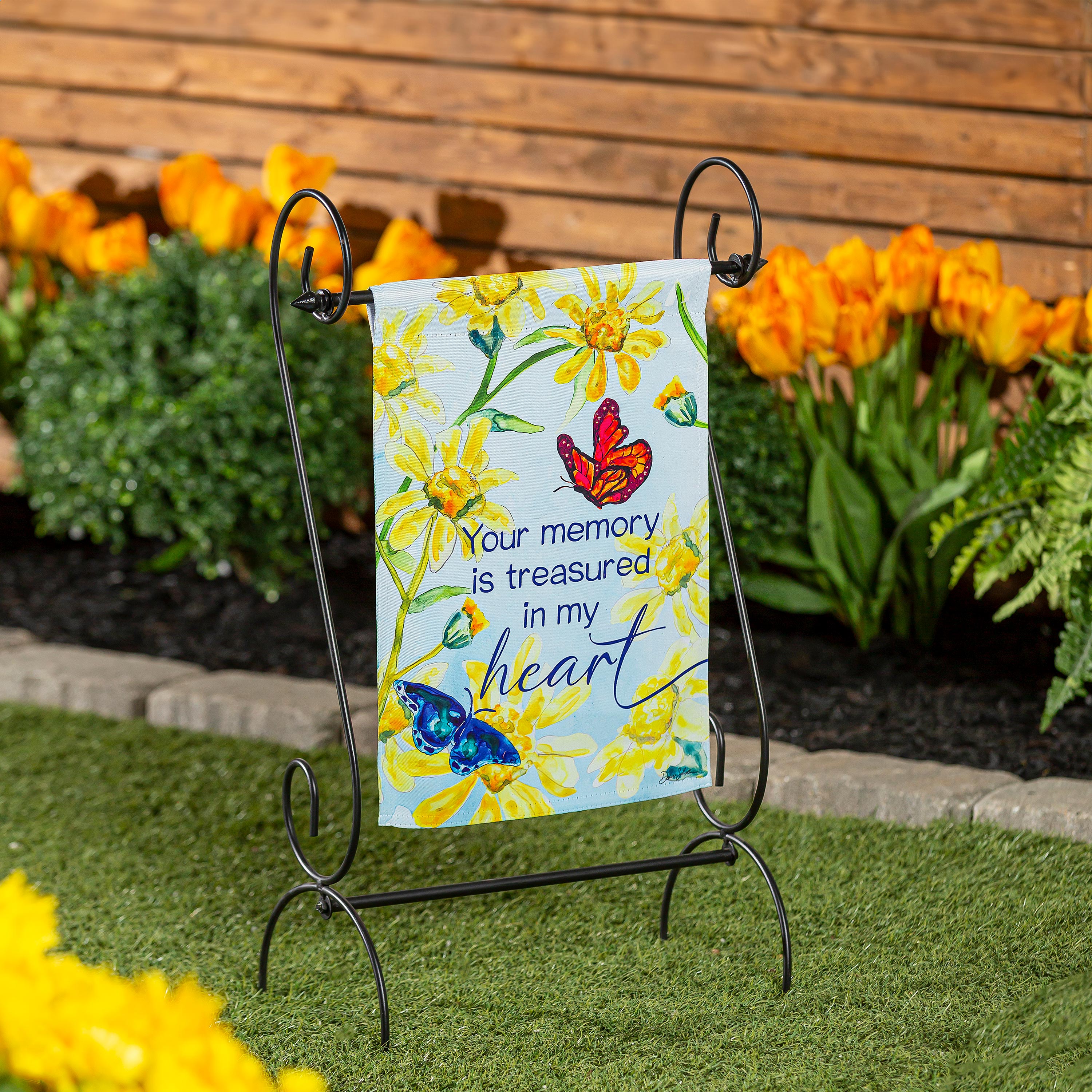 Treasured Memories Reversible Suede Garden Flag - Sports Collectibles, Sports Memorabilia, Sports Fan Shop, Sports Gifts