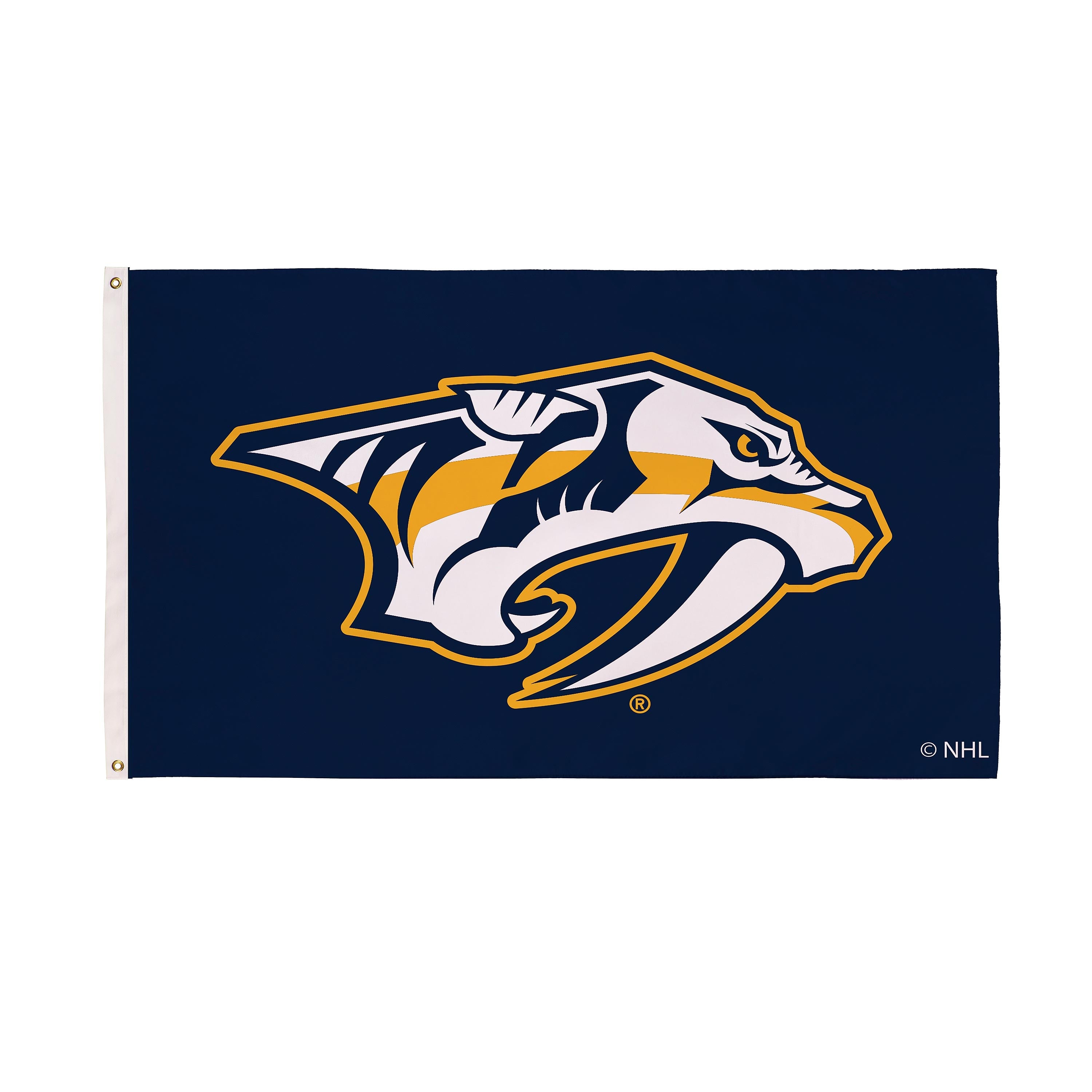 3'x5' Single Sided Flag w/ 2 Grommets, Nashville Predators - Sports Gifts, Sports Memorabilia, Sports Collectibles, Fan Shop
