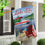 Relax You Are On Lake Time Applique House Flag