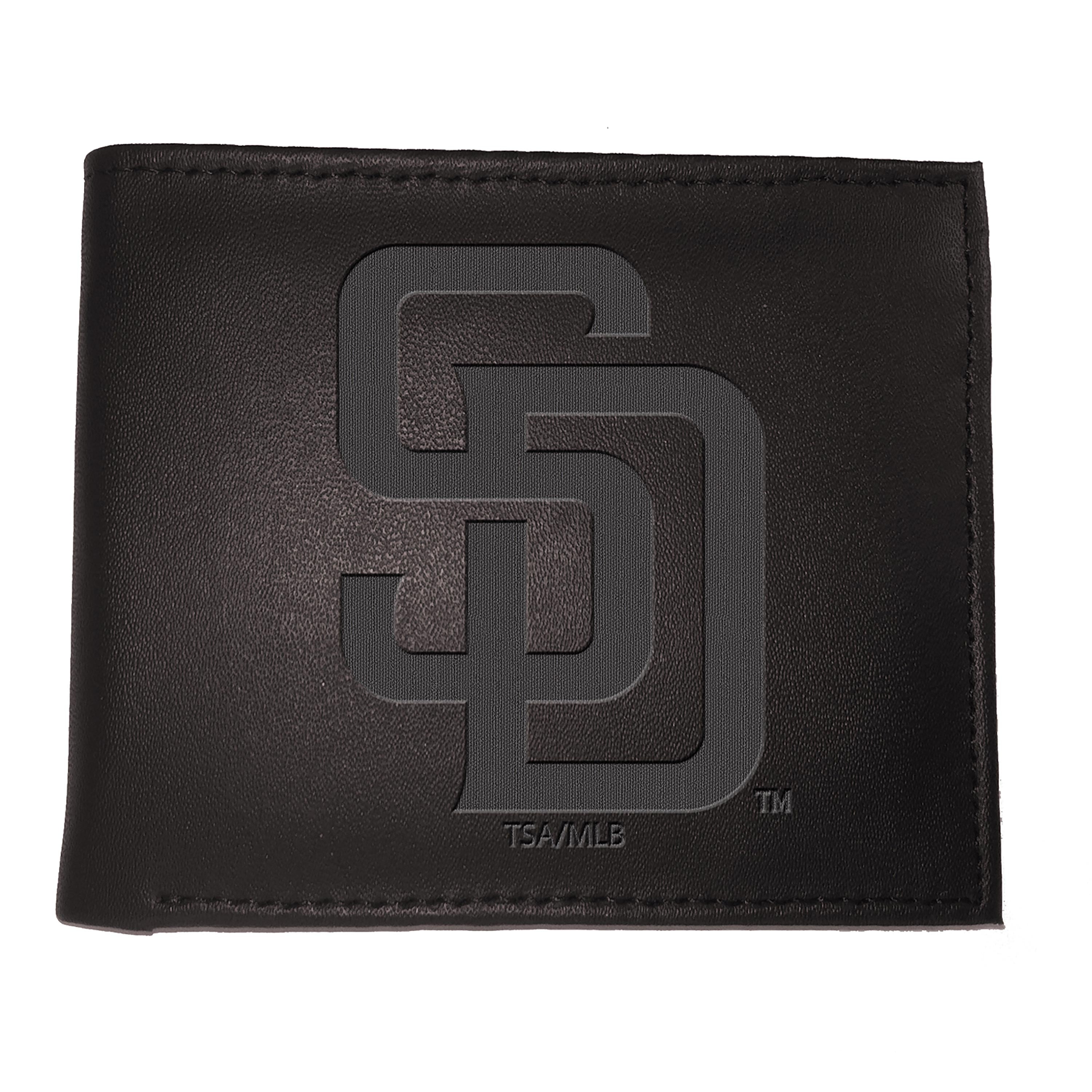 San Diego Padres Bi-Fold Wallet Black - Sports Gifts, Sports Memorabilia, Sports Collectibles, Fan Shop