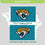 Jacksonville Jaguars Single Sided Flag w/ 2 Grommets, 3'x5' - Sports Gifts, Sports Memorabilia, Sports Collectibles, Fan Shop
