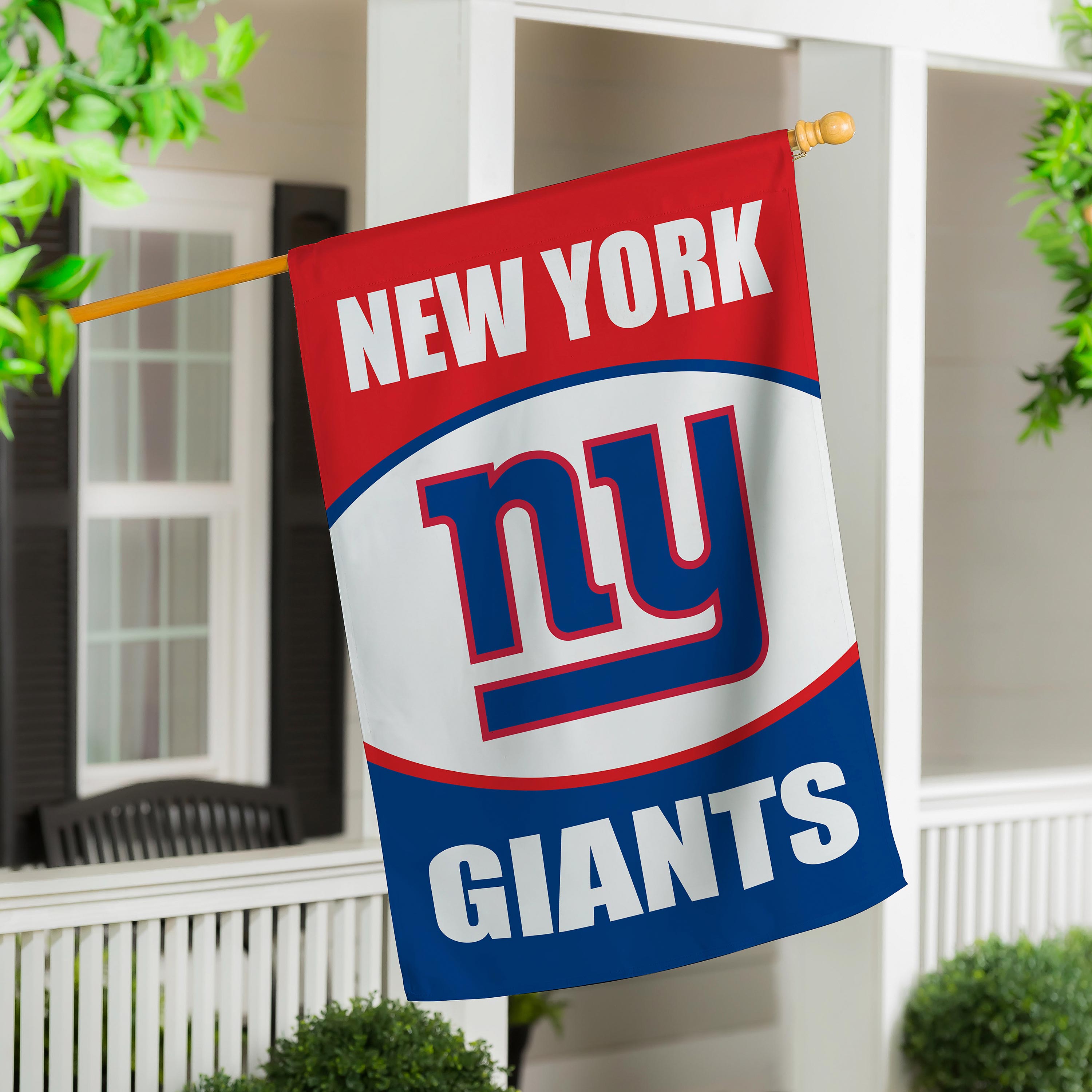 New York Giants Suede Flag, House - Sports Collectibles, Sports Memorabilia, Sports Fan Shop, Sports Gifts