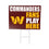 Washington Commanders Coroplast Yard Sign "Fans Play Here" - Sports Collectibles, Sports Memorabilia, Sports Fan Shop, Sports Gifts
