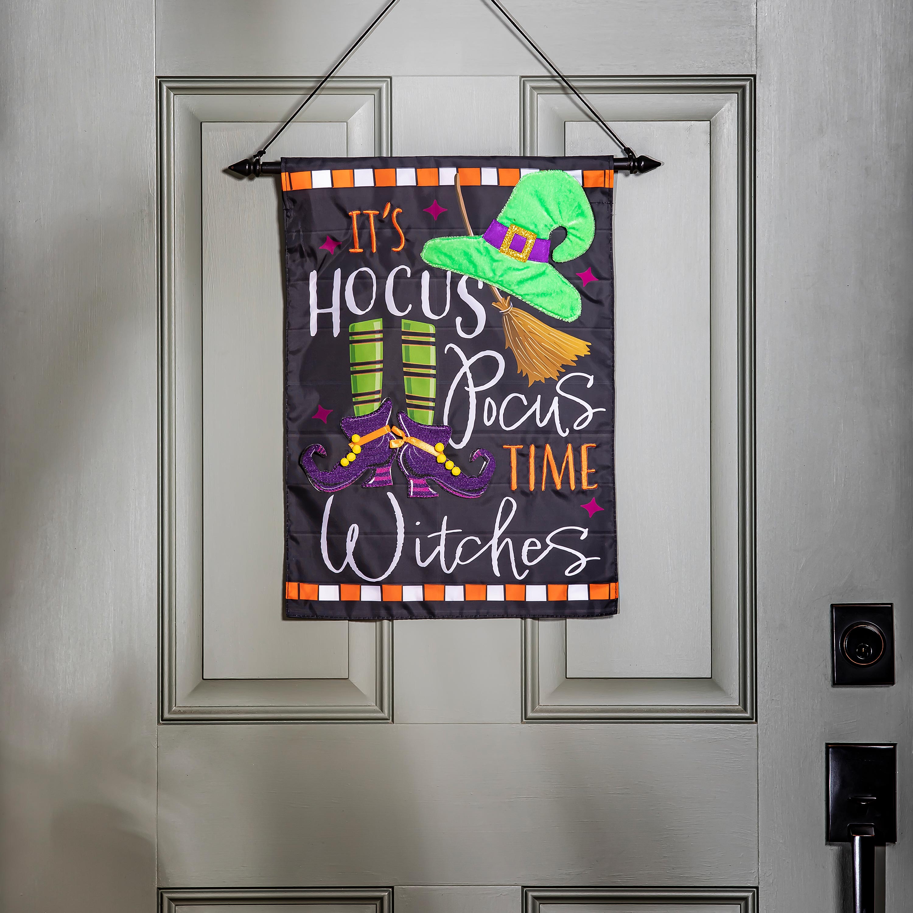 Hocus Pocus Time Applique Garden Flag - Sports Collectibles, Sports Memorabilia, Sports Fan Shop, Sports Gifts