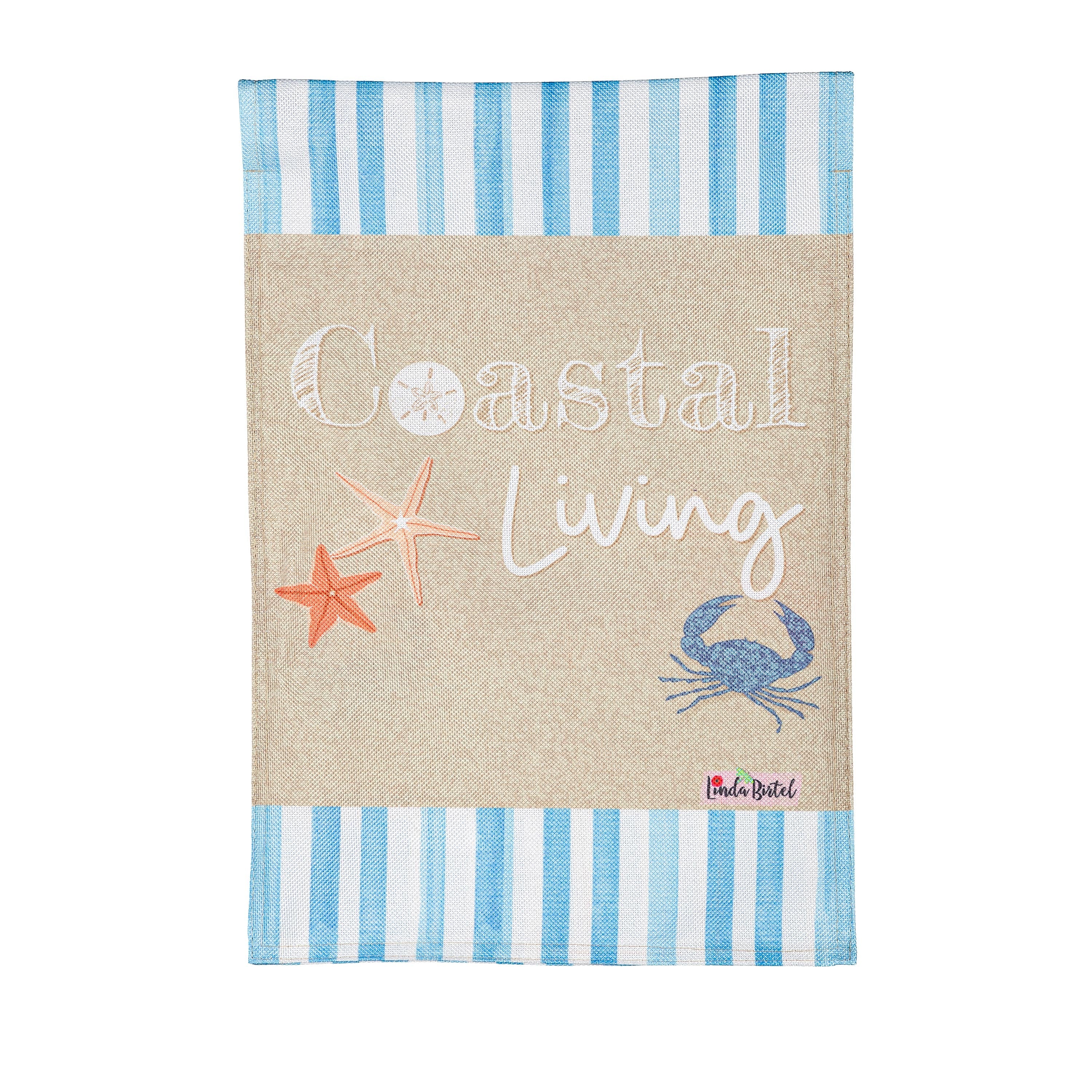 Coastal Living Burlap Garden Flag - Sports Gifts, Sports Memorabilia, Sports Collectibles, Fan Shop