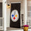 Pittsburgh Steelers Single Sided Estate Flag with 2 Grommets, 3'x5' - Sports Collectibles, Sports Memorabilia, Sports Fan Shop, Sports Gifts