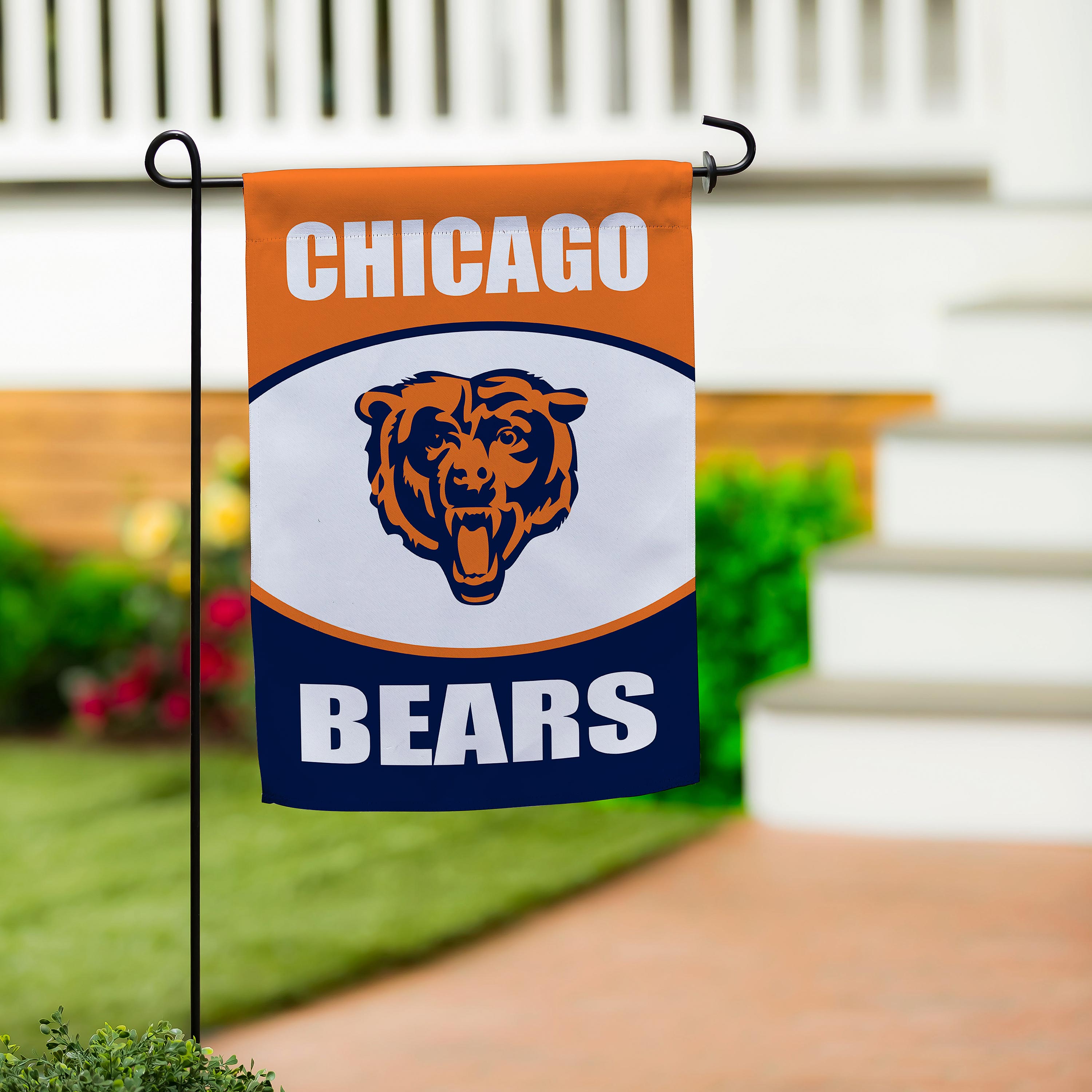 Chicago Bears Suede Flag, GDN - Sports Collectibles, Sports Memorabilia, Sports Fan Shop, Sports Gifts