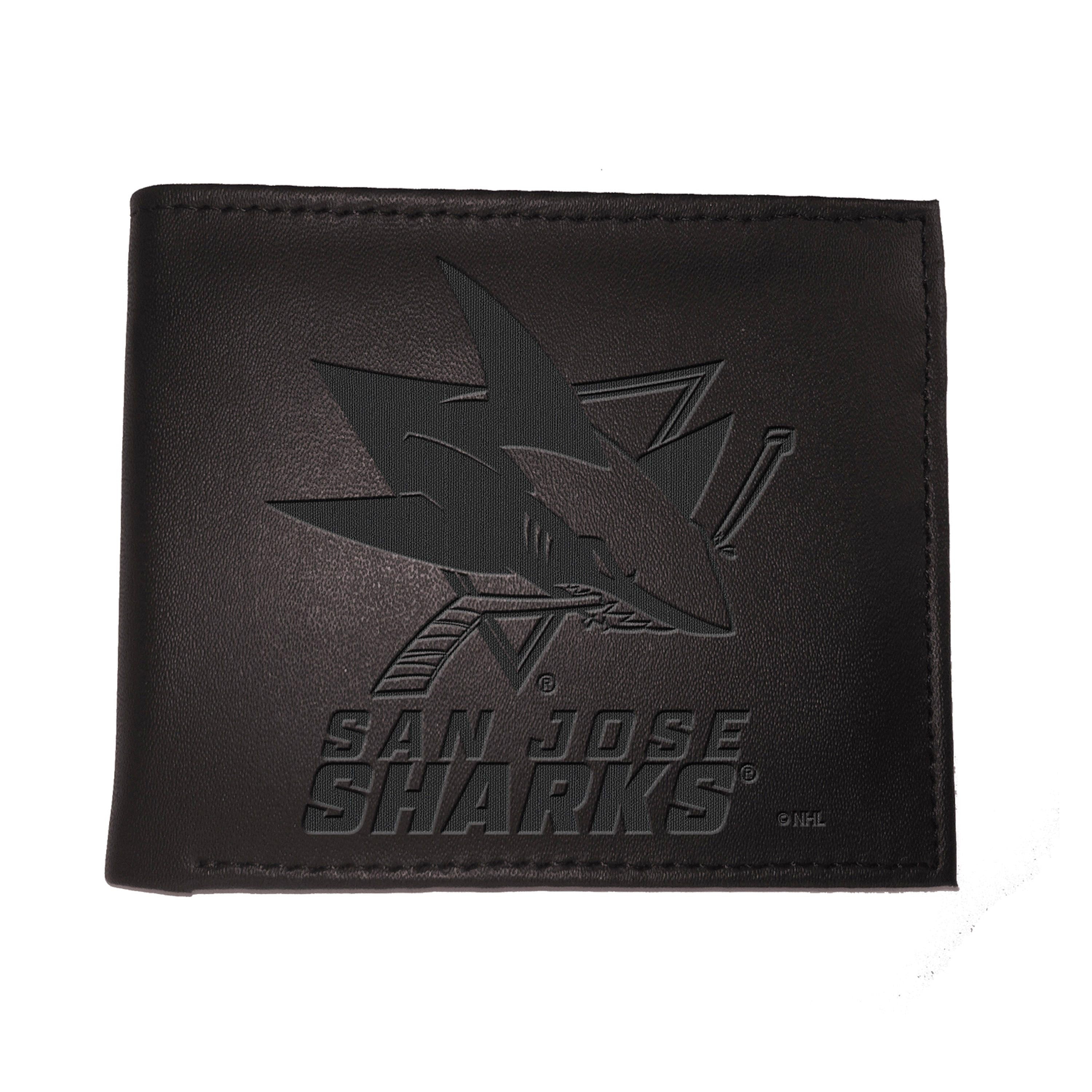 San Jose Sharks, Bi-Fold Wallet, Black - Sports Gifts, Sports Memorabilia, Sports Collectibles, Fan Shop