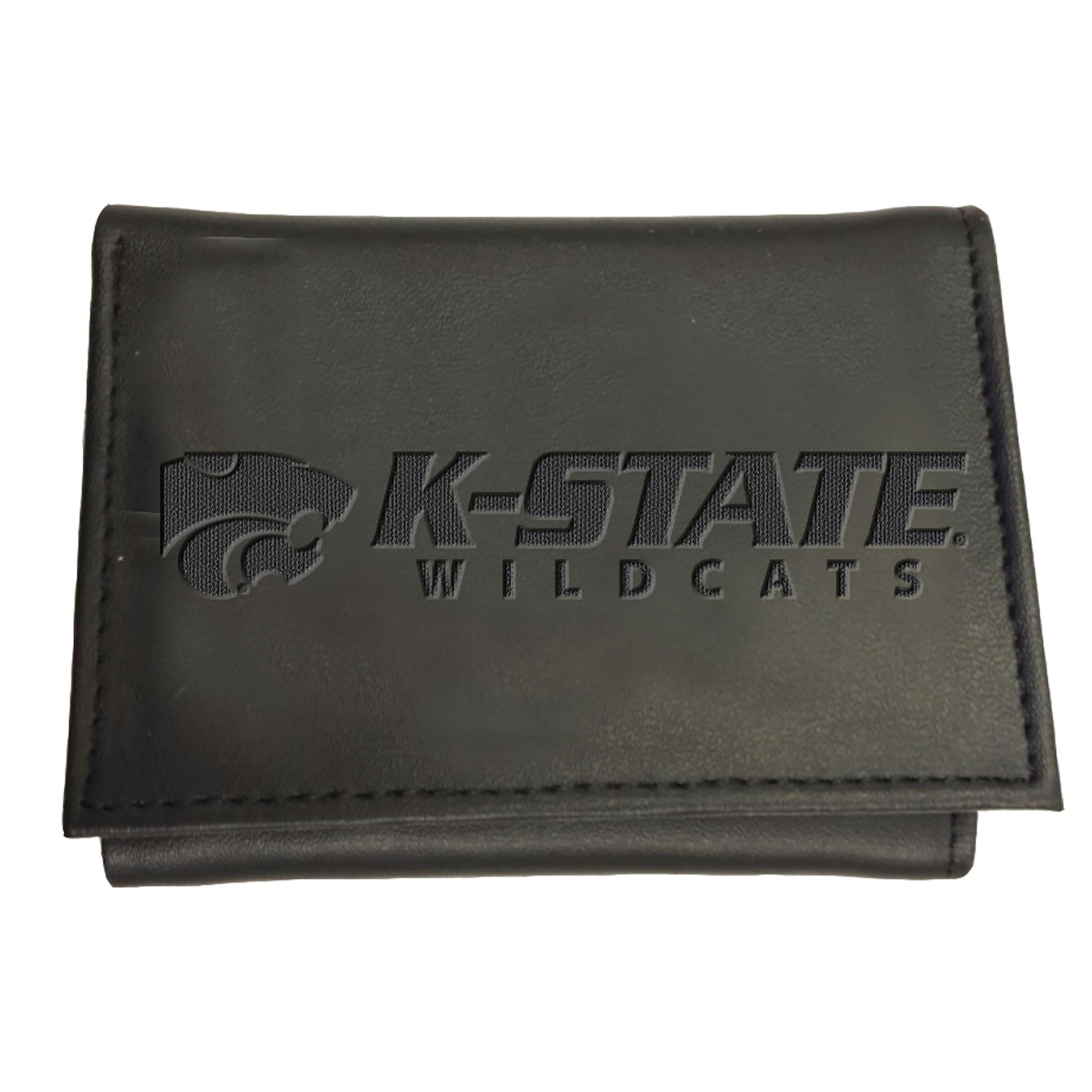 Kansas State University, Tri-Fold Wallet, Black - Sports Gifts, Sports Memorabilia, Sports Collectibles, Fan Shop