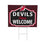New Jersey Devils Coroplast Yard Sign, "Fans Welcome" - Sports Collectibles, Sports Memorabilia, Sports Fan Shop, Sports Gifts