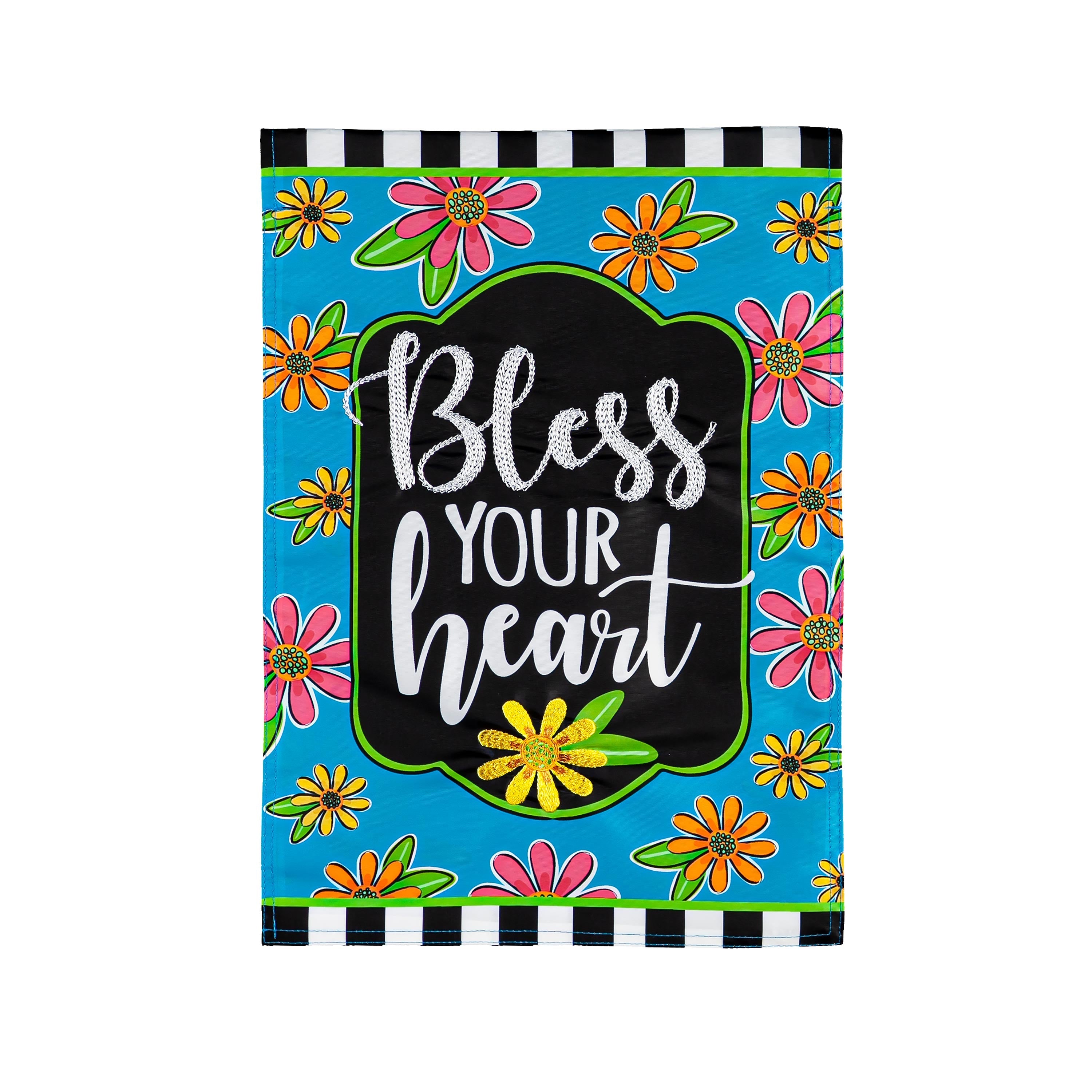 Floral Blessings Garden Applique Flag - Sports Collectibles, Sports Memorabilia, Sports Fan Shop, Sports Gifts