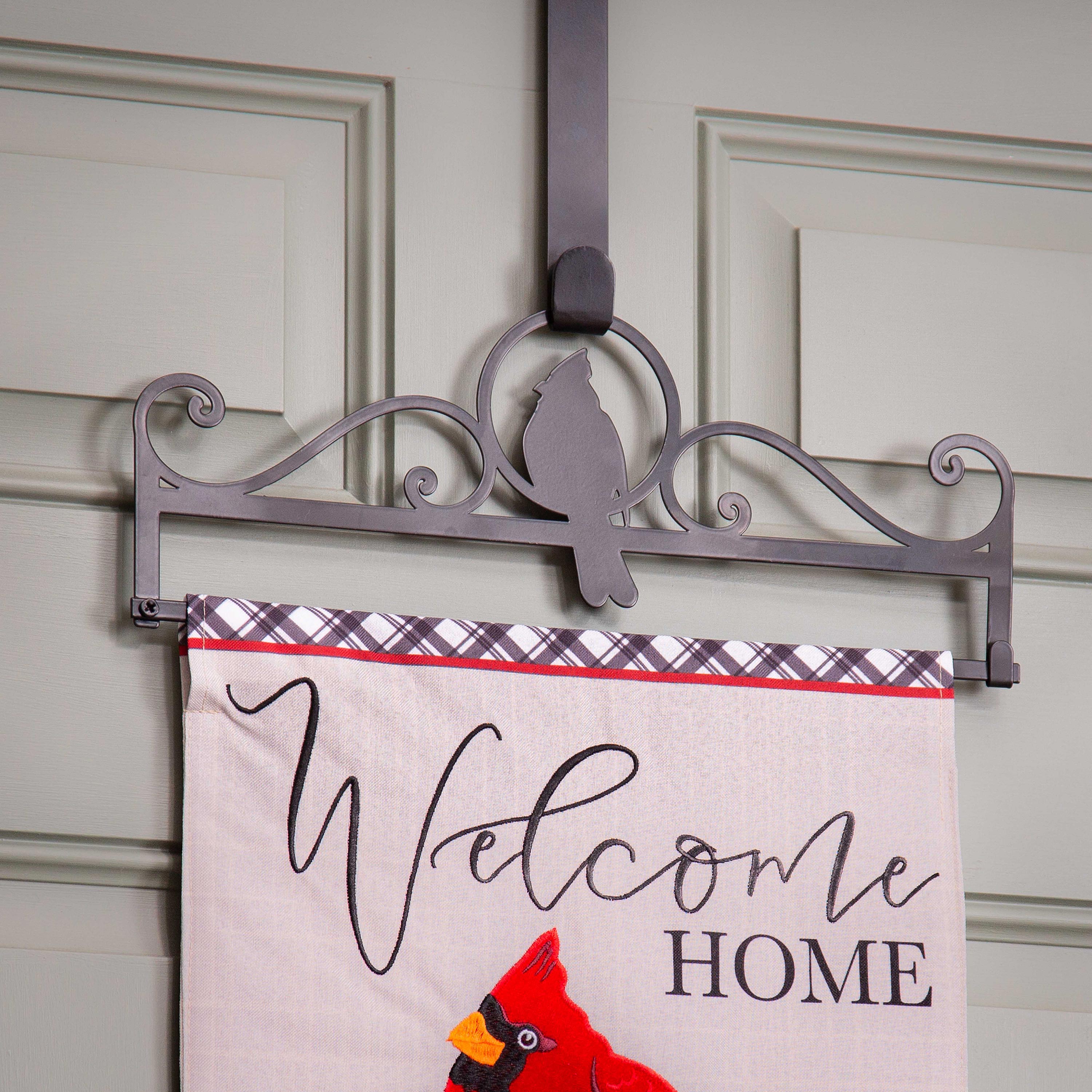 Cardinal Garden Flag Over the Door Hanger - Sports Collectibles, Sports Memorabilia, Sports Fan Shop, Sports Gifts