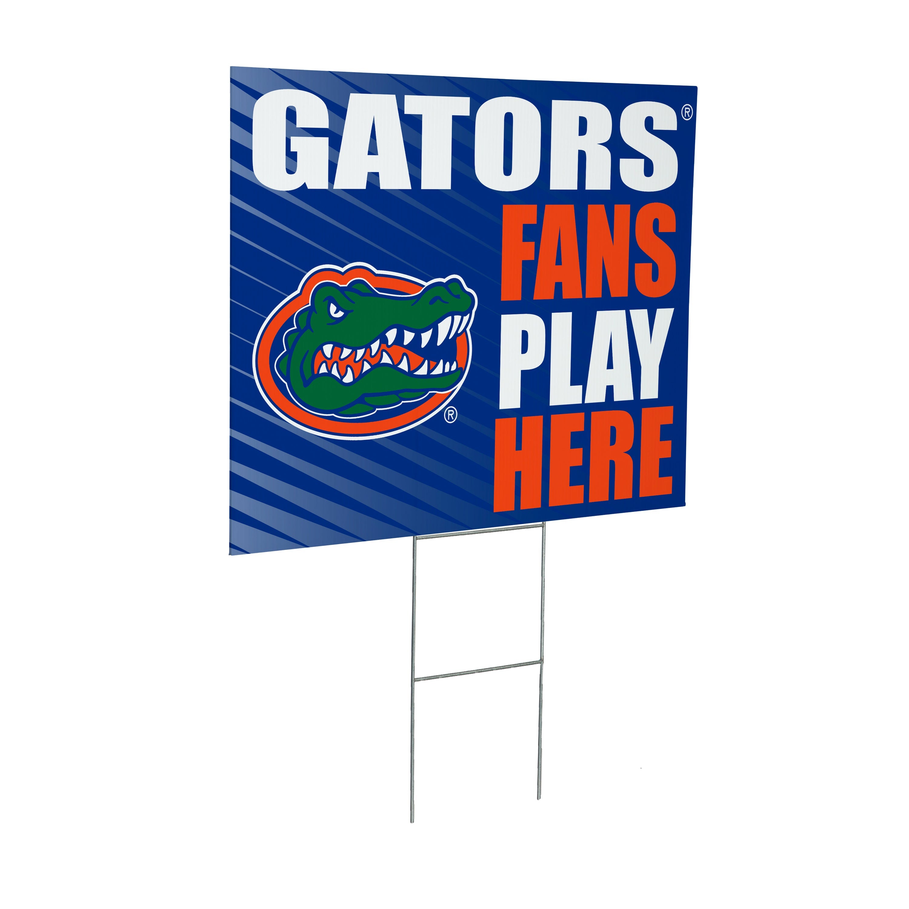 University of Florida Coroplast Yard Sign "Fans Play Here"