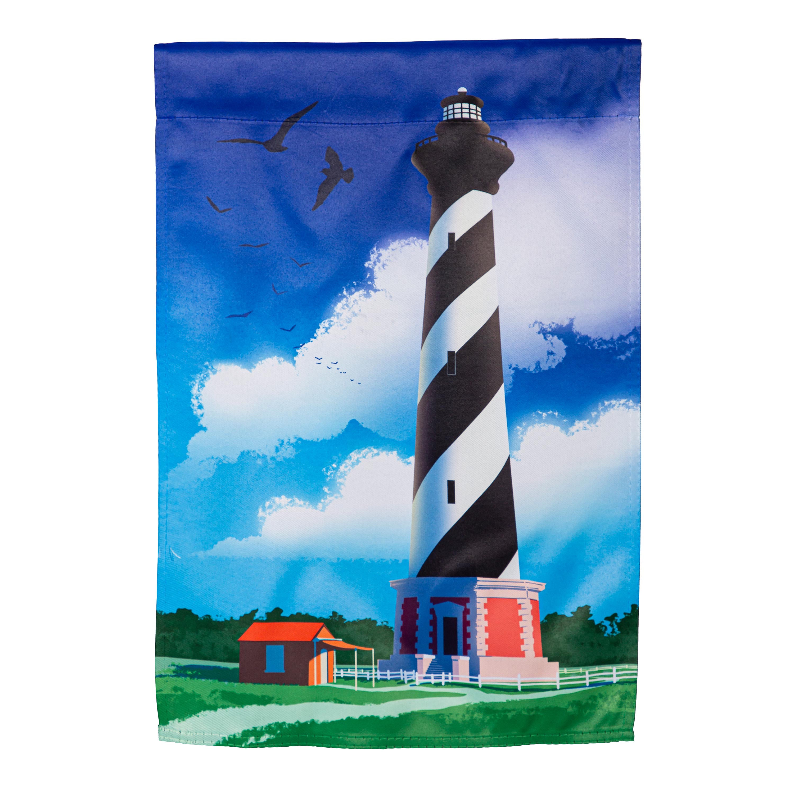 Hatteras Lighthouse Suede Garden Flag - Sports Collectibles, Sports Memorabilia, Sports Fan Shop, Sports Gifts