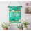 Bloom Where You Are Planted Applique Garden Flag
