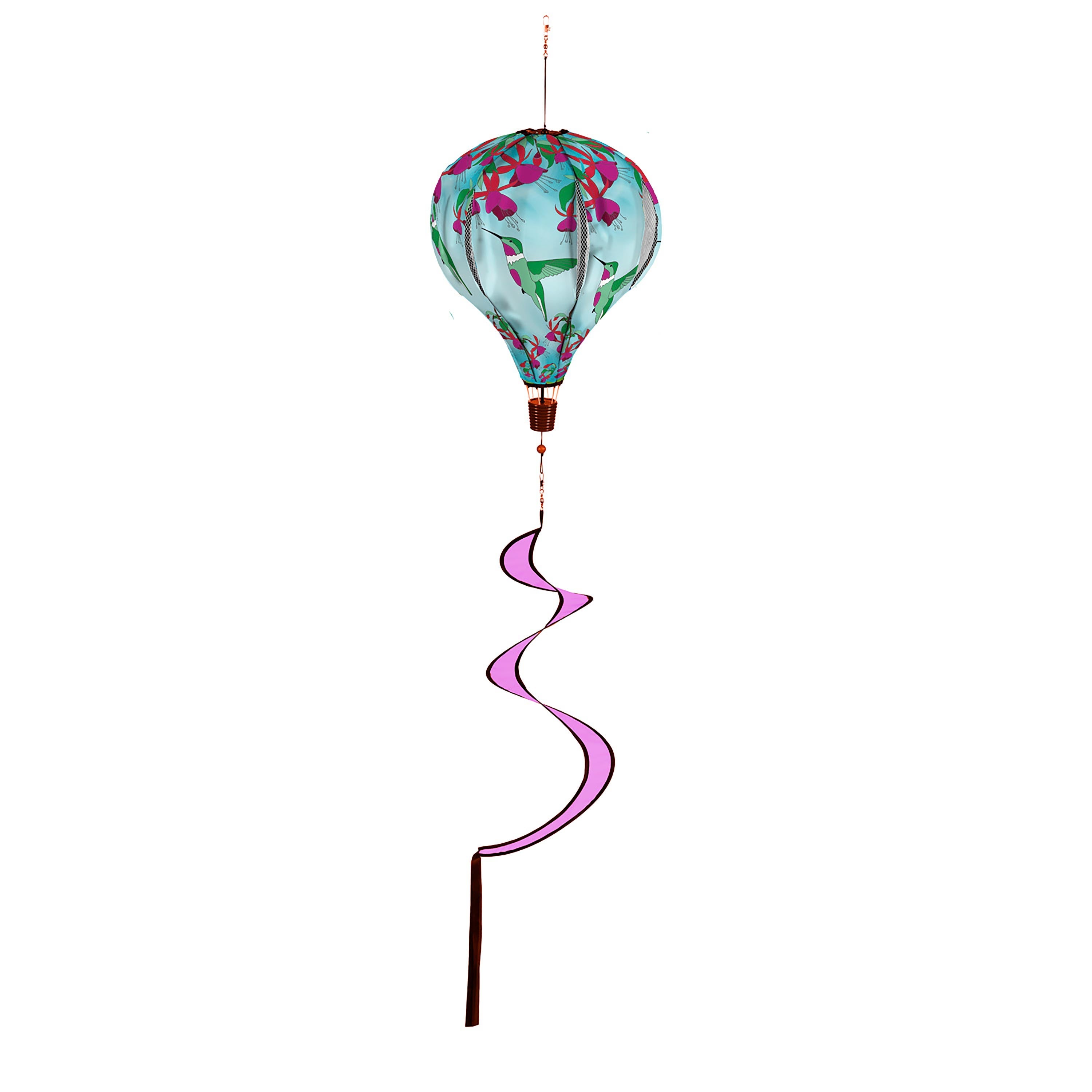 Decorative Garden Balloon Wind Spinner, Hummingbird - Sports Collectibles, Sports Memorabilia, Sports Fan Shop, Sports Gifts