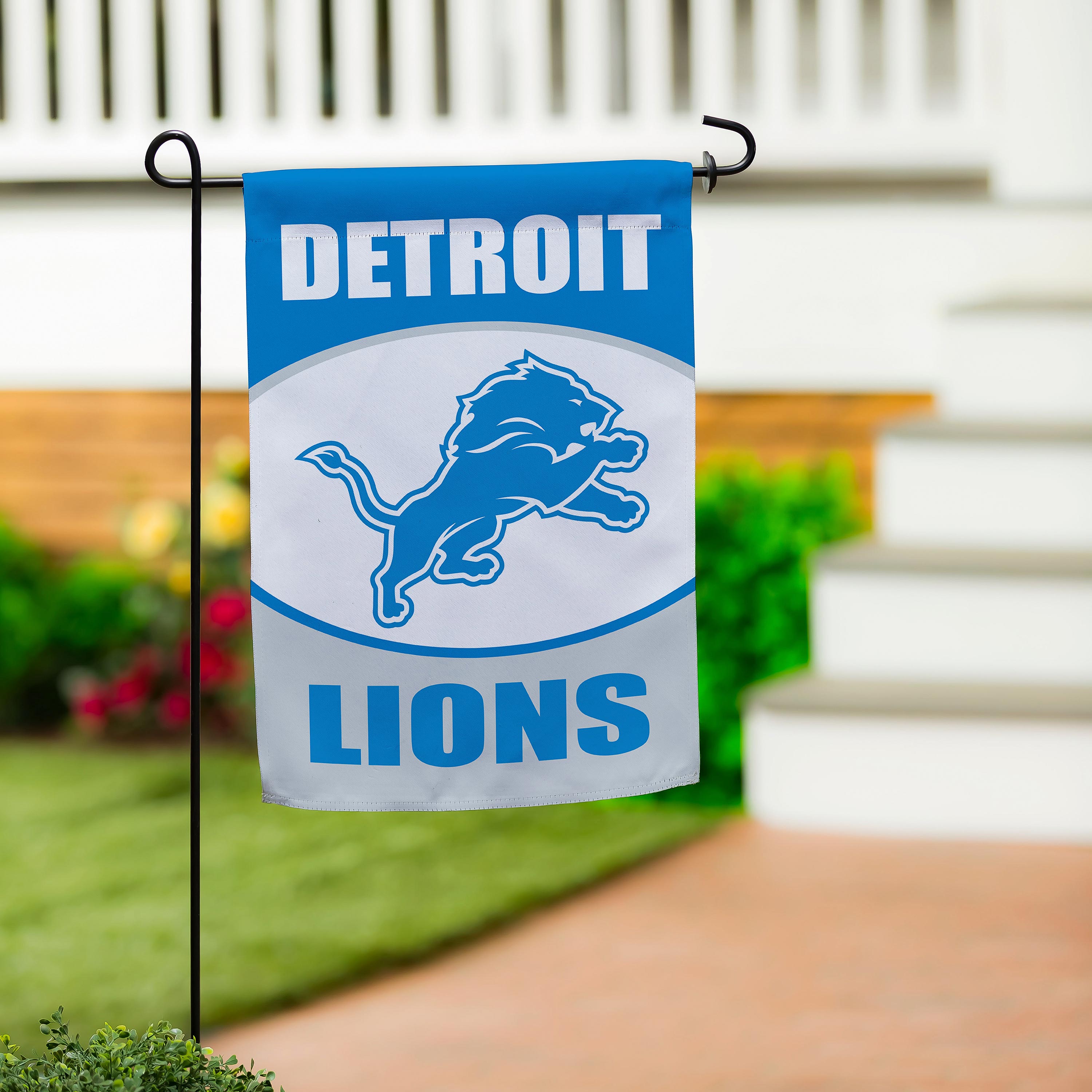 Detroit Lions Suede Flag, GDN - Sports Collectibles, Sports Memorabilia, Sports Fan Shop, Sports Gifts