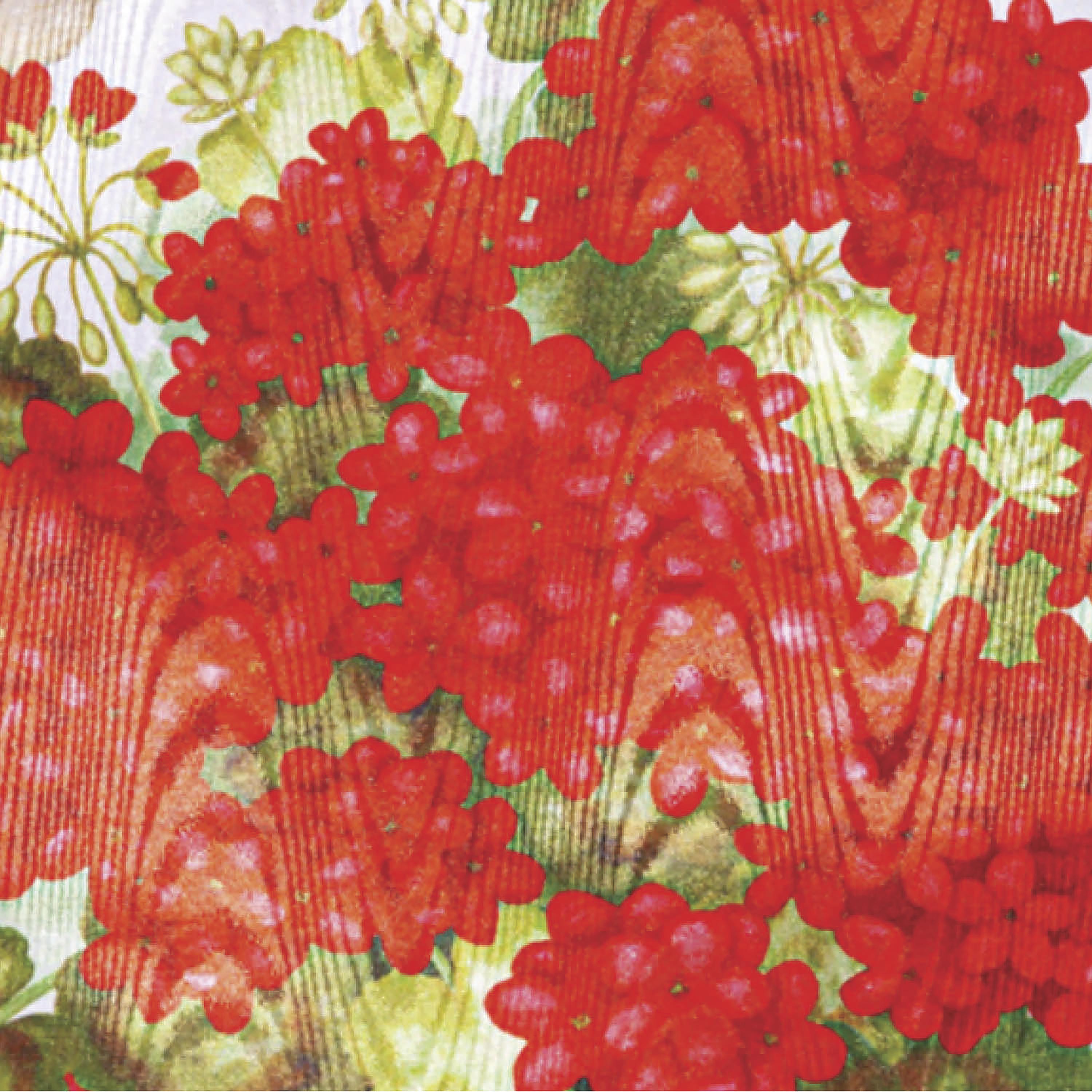 Red Geraniums Moire Garden Flag - Sports Collectibles, Sports Memorabilia, Sports Fan Shop, Sports Gifts