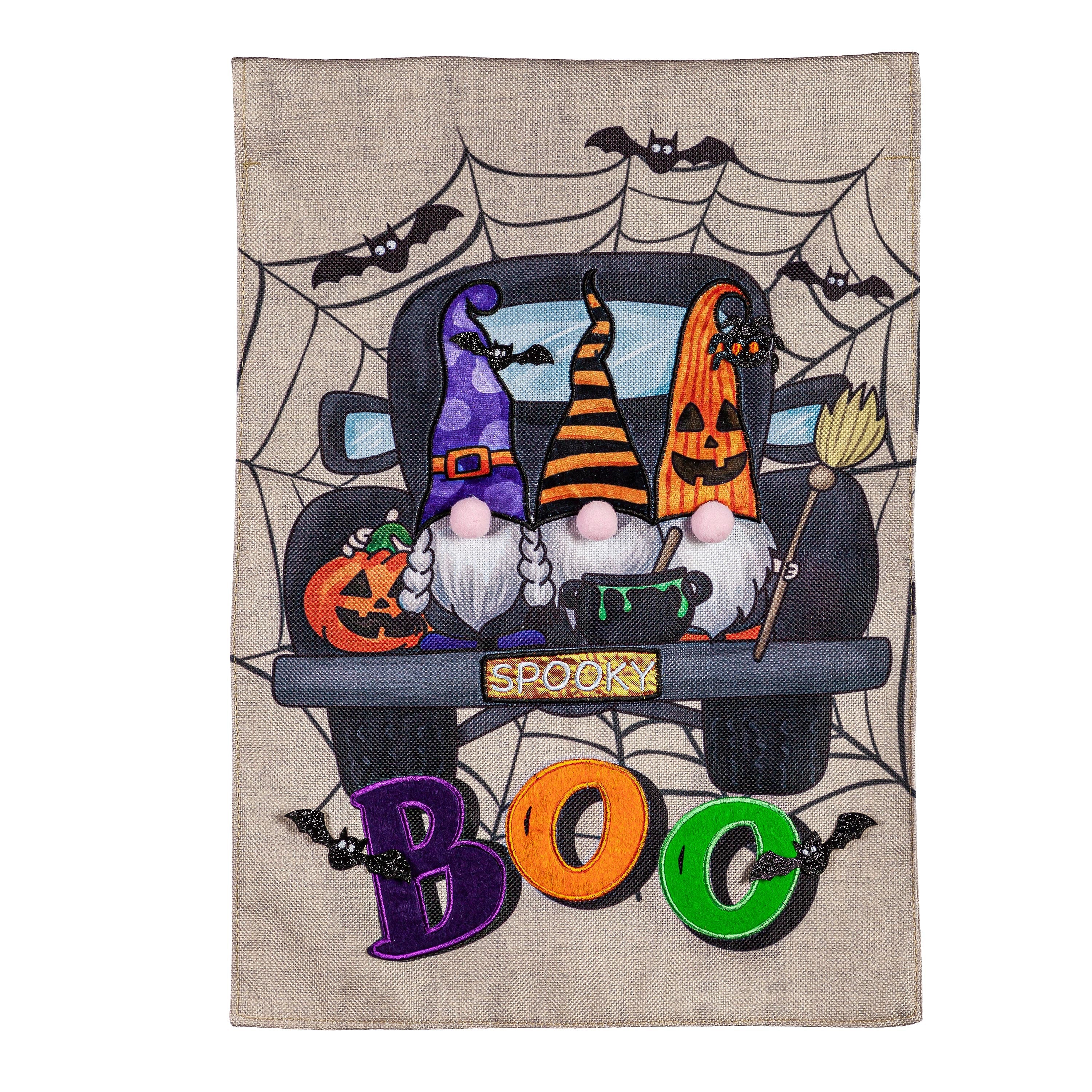 Spooky Truck Garden Burlap Flag - Sports Collectibles, Sports Memorabilia, Sports Fan Shop, Sports Gifts