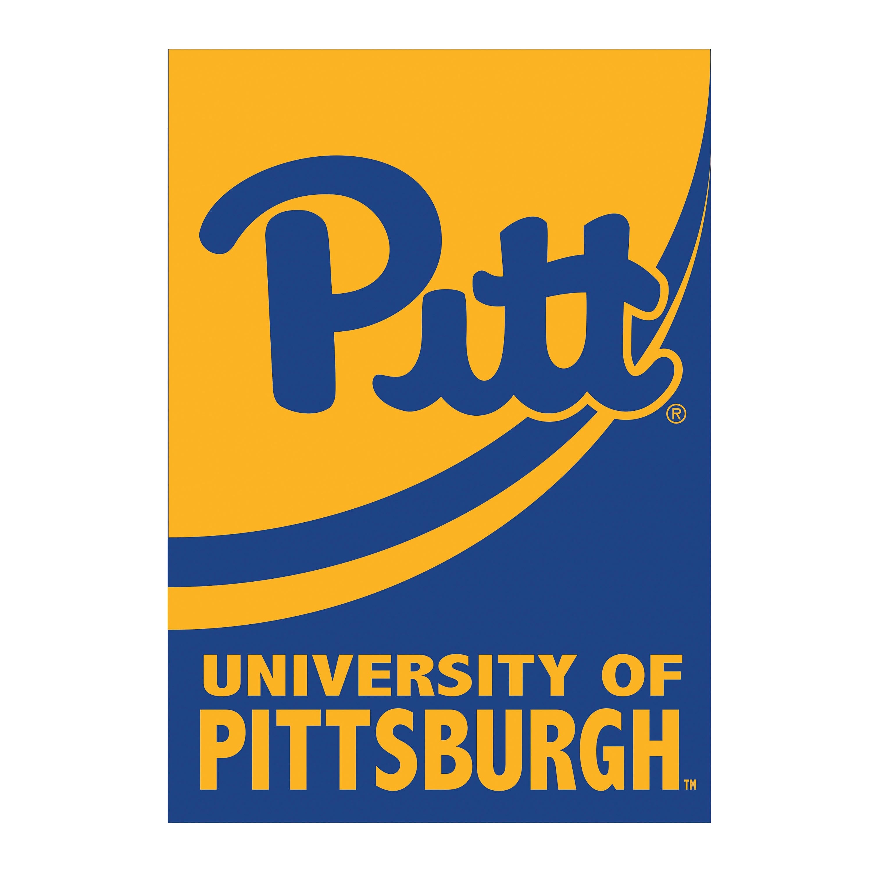 University of Pittsburgh Burlap Flag House Size - Sports Collectibles, Sports Memorabilia, Sports Fan Shop, Sports Gifts