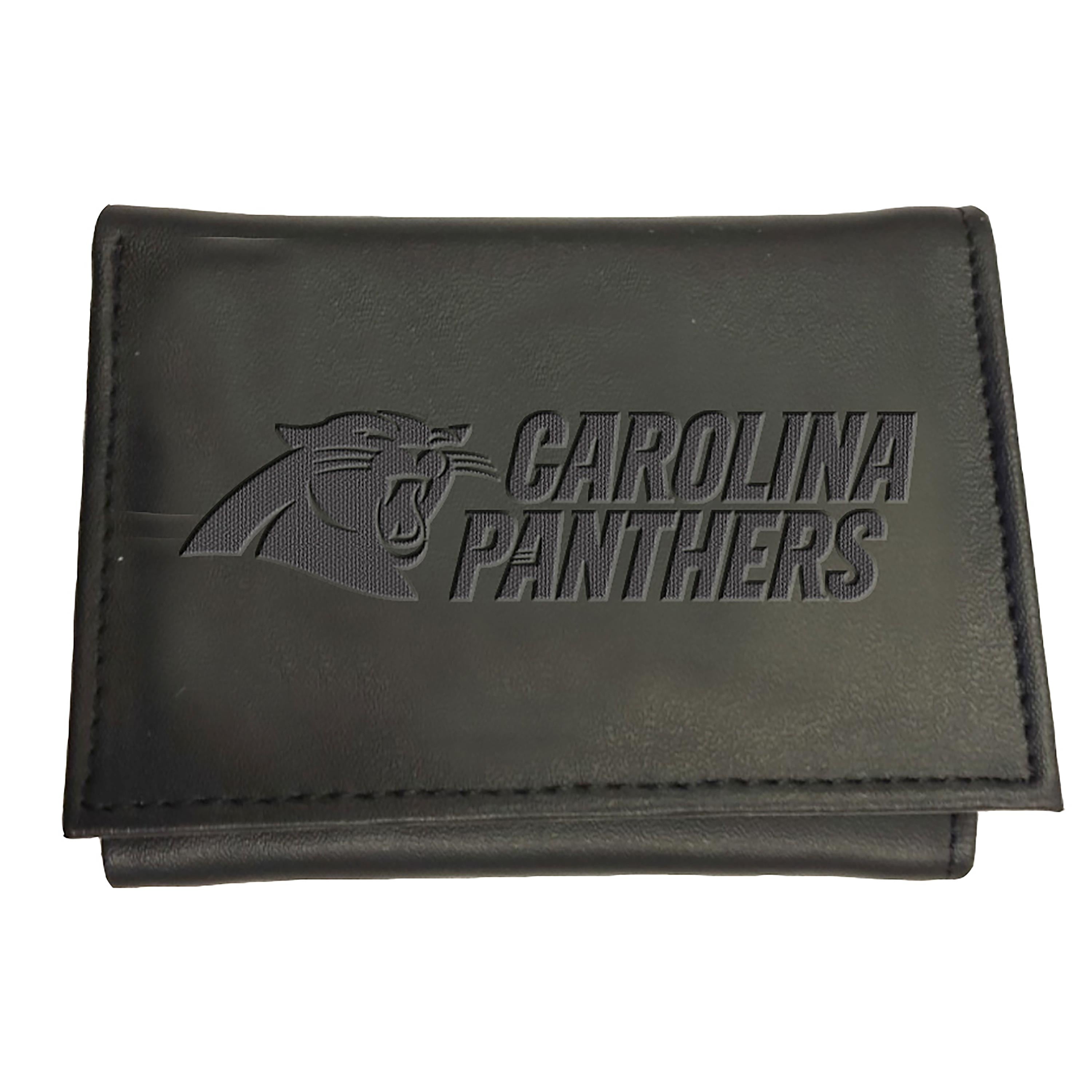 Wallet, Tri-Fold, Carolina Panthers - Sports Gifts, Sports Memorabilia, Sports Collectibles, Fan Shop