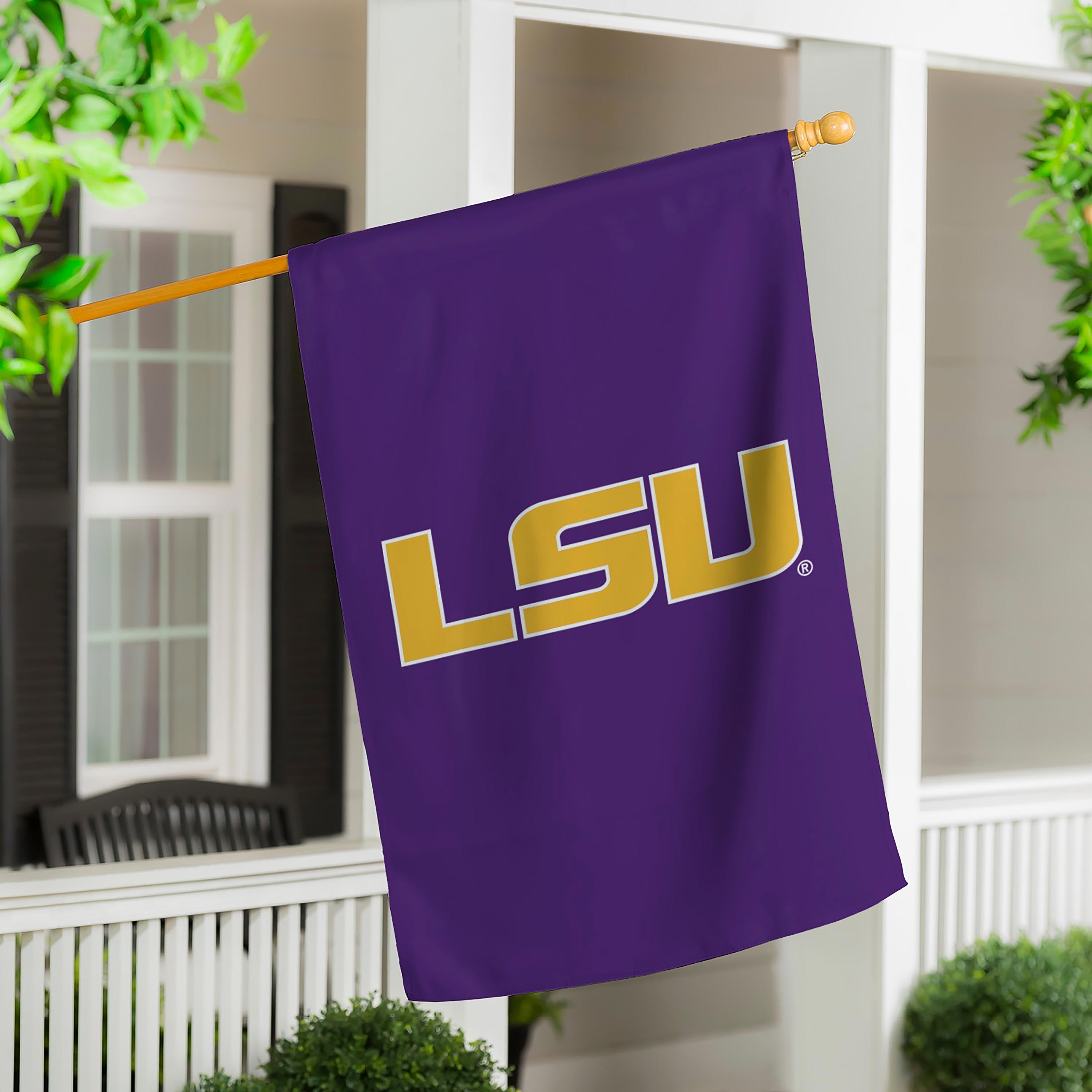 Applique Flag, Reg, Louisiana State University - Sports Collectibles, Sports Memorabilia, Sports Fan Shop, Sports Gifts
