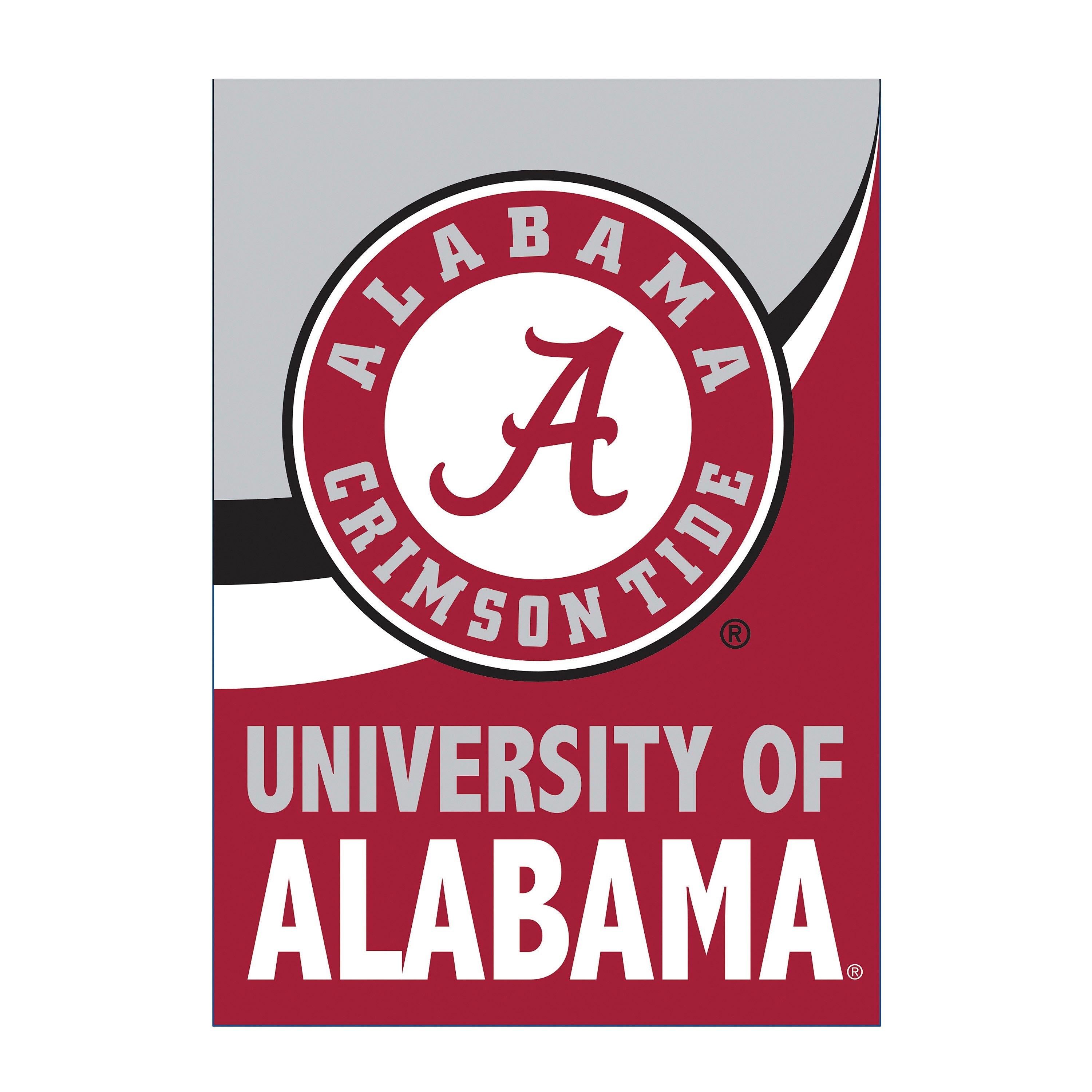 Flag, Burlap, Gar, University of Alabama - Sports Collectibles, Sports Memorabilia, Sports Fan Shop, Sports Gifts
