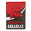 University of Arkansas Burlap Flag GDN Size - Sports Collectibles, Sports Memorabilia, Sports Fan Shop, Sports Gifts