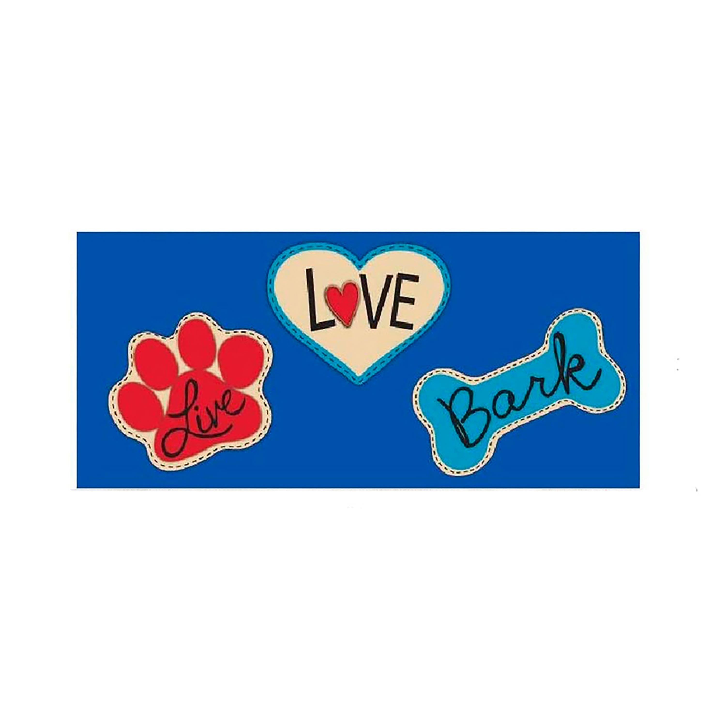 Live Love Bark Garden Burlap Flag and Sassafras Mat Set (14B8898ECM+438898) - Sports Gifts, Sports Memorabilia, Sports Collectibles, Fan Shop