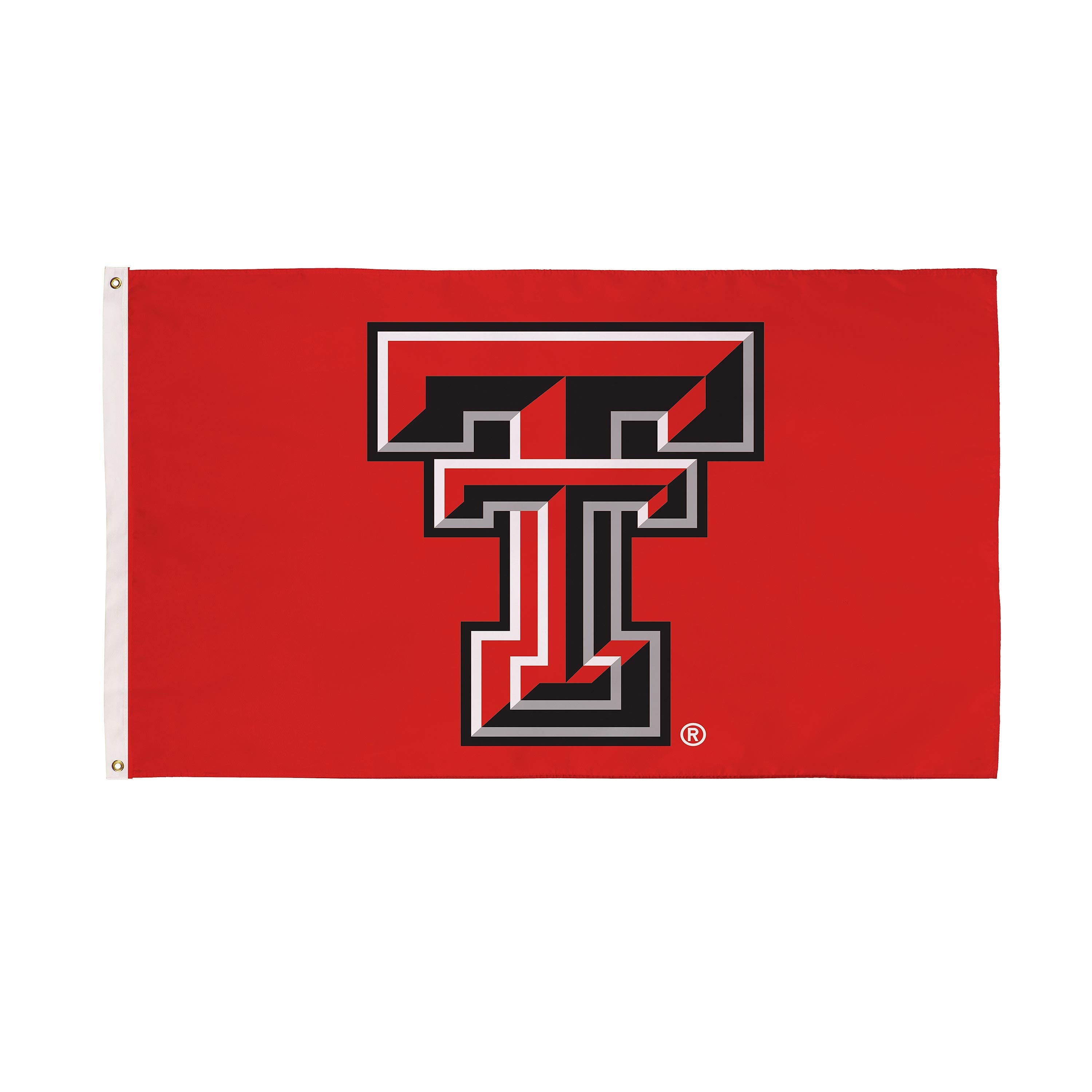 Texas Tech University Single Sided Estate Flag with 2 Grommets, 3'x5' - Sports Gifts, Sports Memorabilia, Sports Collectibles, Fan Shop