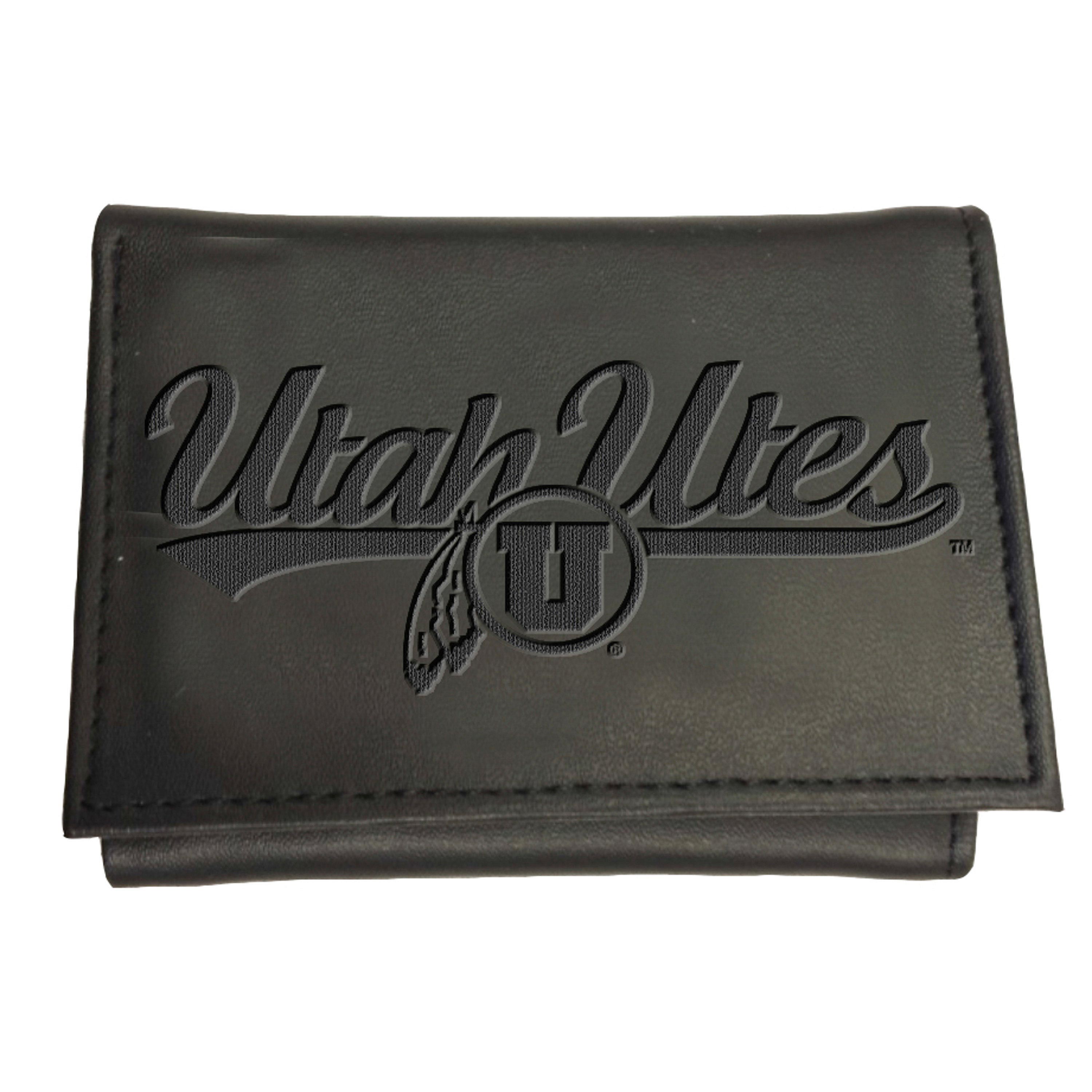 University of Utah, Tri-Fold Wallet, Black - Sports Gifts, Sports Memorabilia, Sports Collectibles, Fan Shop