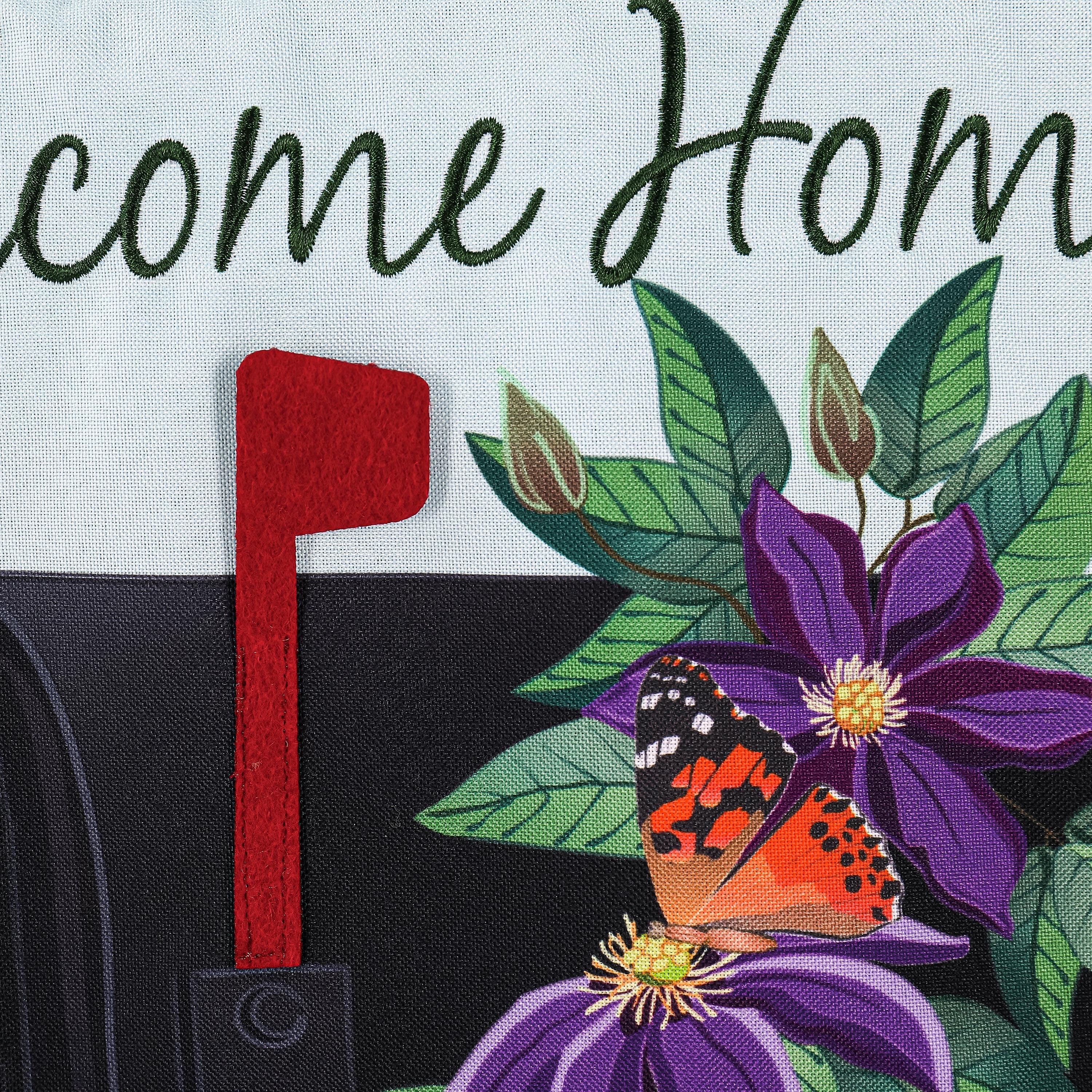 Home Clematis Mailbox Garden Linen Flag - Sports Collectibles, Sports Memorabilia, Sports Fan Shop, Sports Gifts