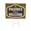 San Diego Padres Coroplast Yard Sign, "Fans Welcome" - Sports Collectibles, Sports Memorabilia, Sports Fan Shop, Sports Gifts