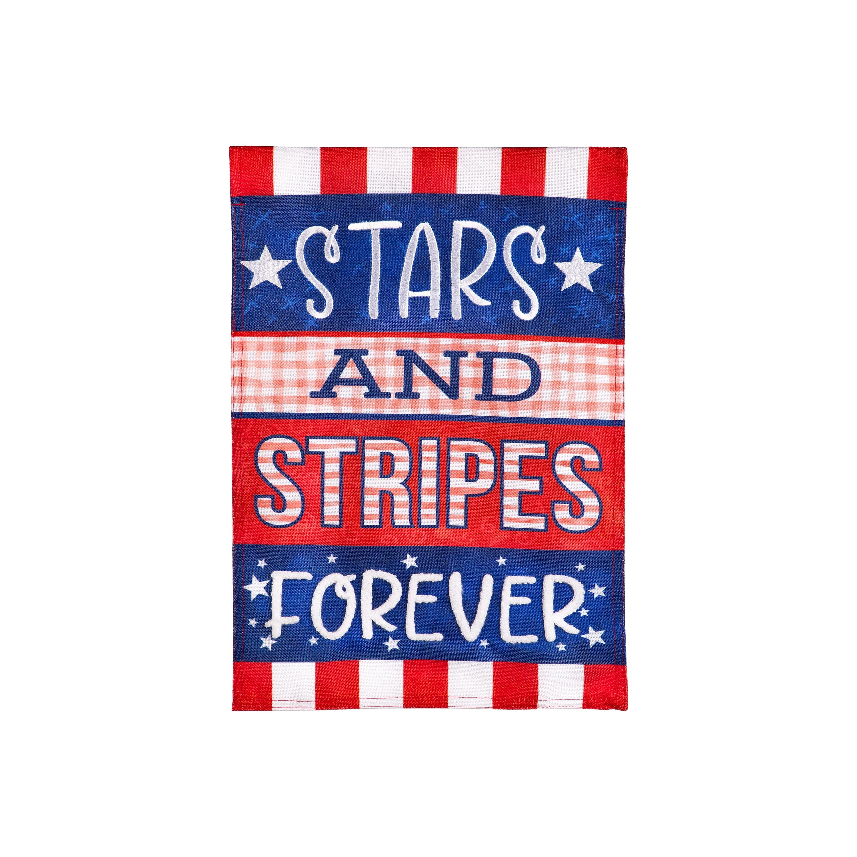 Stars and Stripes Forever Burlap Garden Flag - Sports Collectibles, Sports Memorabilia, Sports Fan Shop, Sports Gifts