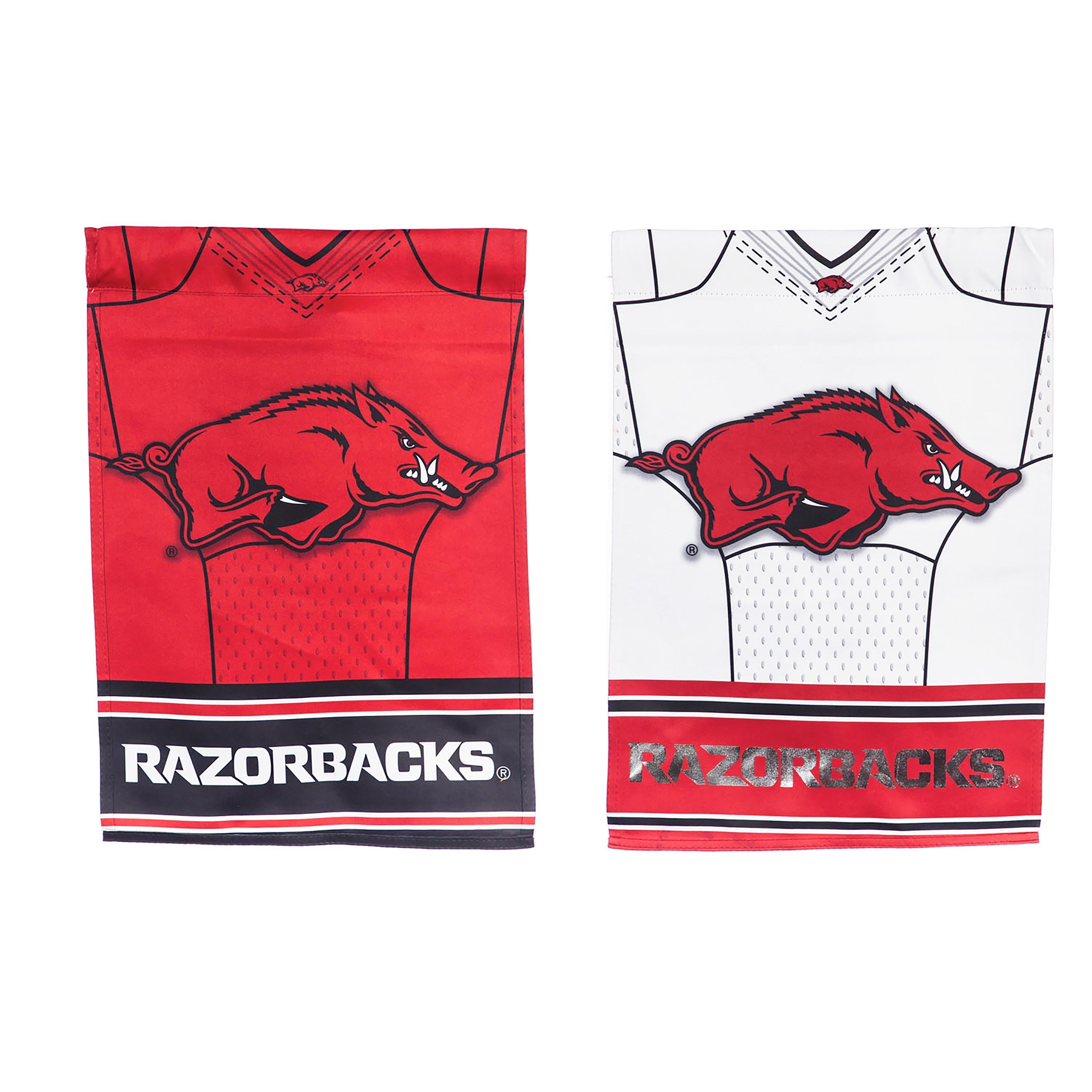 Flag, DS Suede, Foil, Reg, Jersey, University of Arkansas - Sports Collectibles, Sports Memorabilia, Sports Fan Shop, Sports Gifts