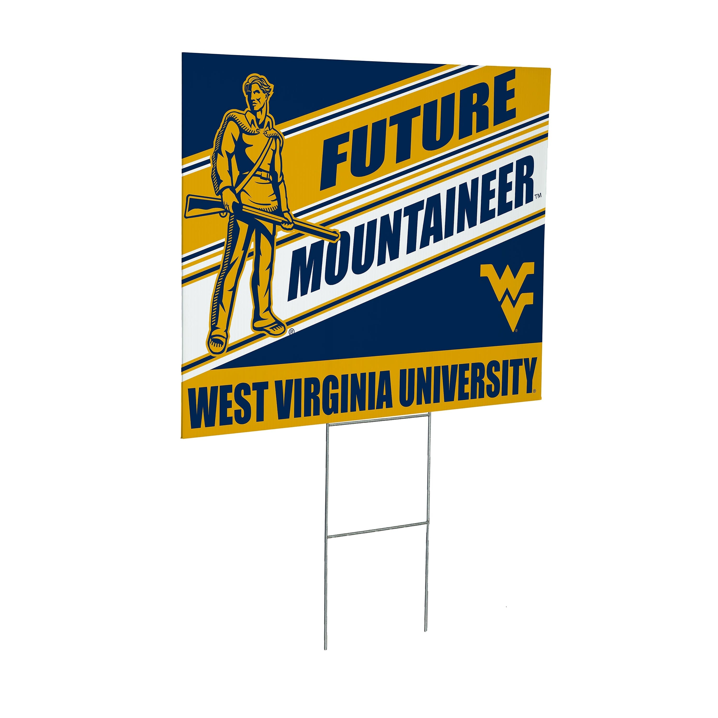 West Virginia University Coroplast Yard Sign, Future Student - Sports Collectibles, Sports Memorabilia, Sports Fan Shop, Sports Gifts