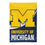 University Of Michigan Burlap Flag GDN Size - Sports Collectibles, Sports Memorabilia, Sports Fan Shop, Sports Gifts