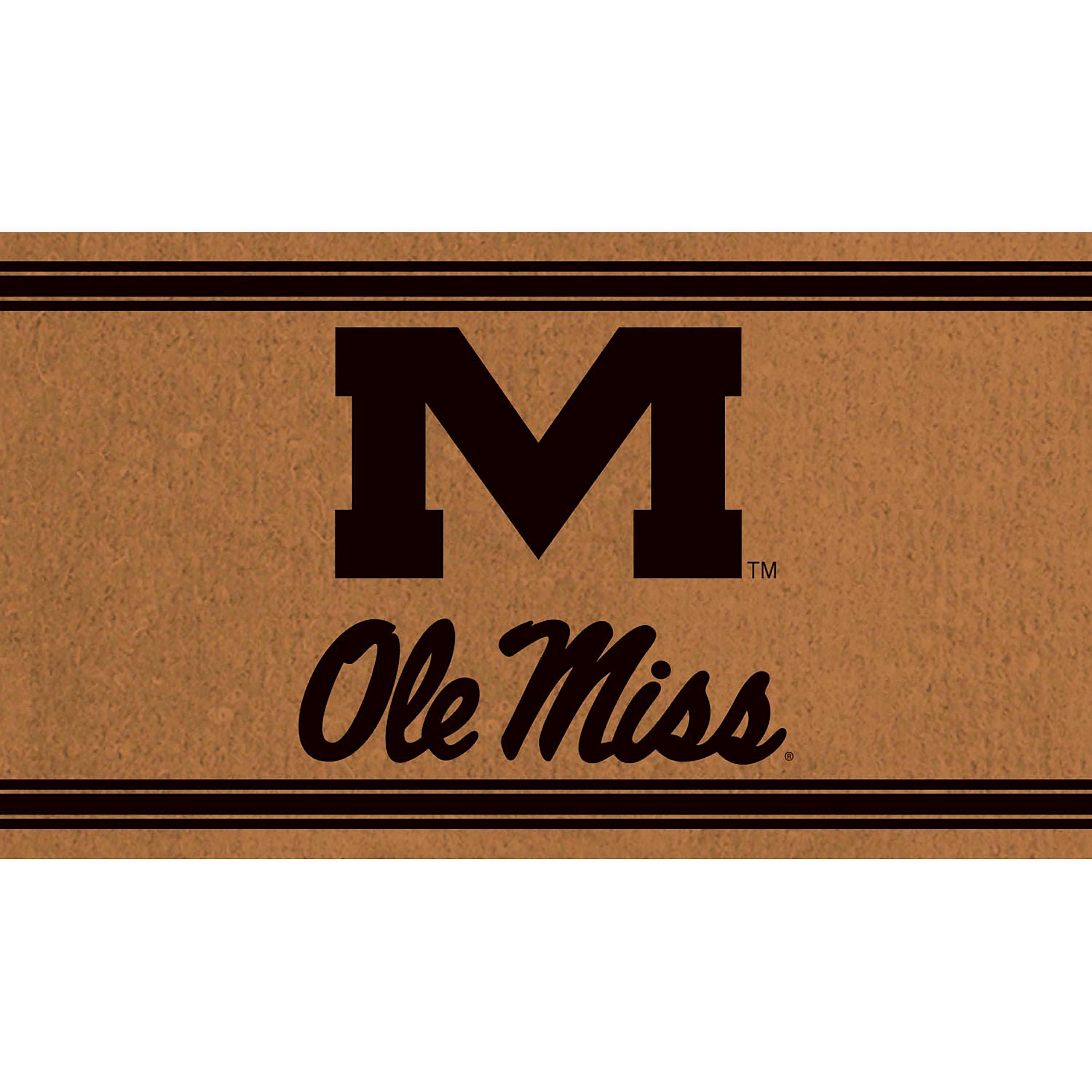 University of Mississippi, Coir Mat 1C - Sports Gifts, Sports Memorabilia, Sports Collectibles, Fan Shop