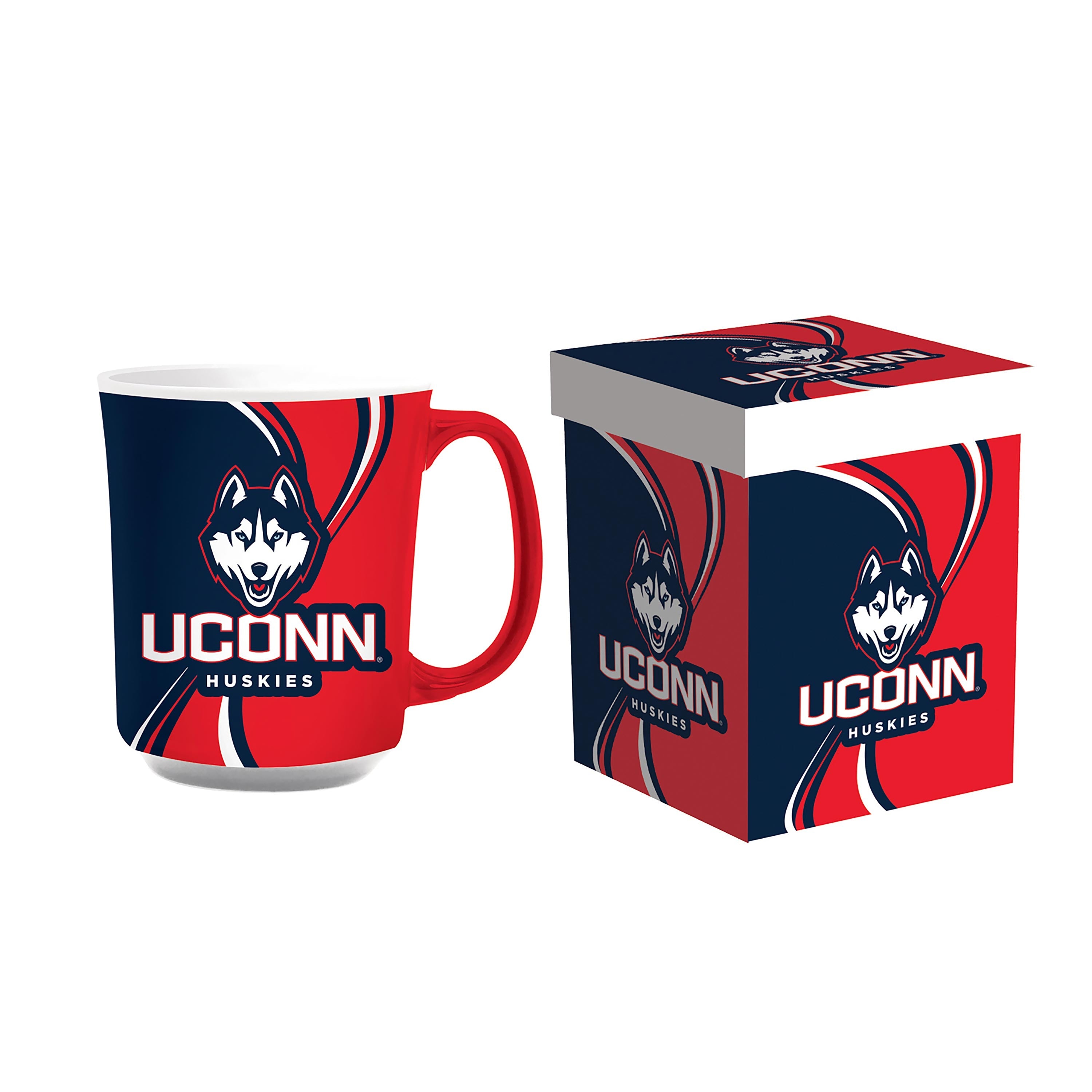 University of Connecticut, 14oz Ceramic Cup of Awesome with Matching Box - Sports Collectibles, Sports Memorabilia, Sports Fan Shop, Sports Gifts