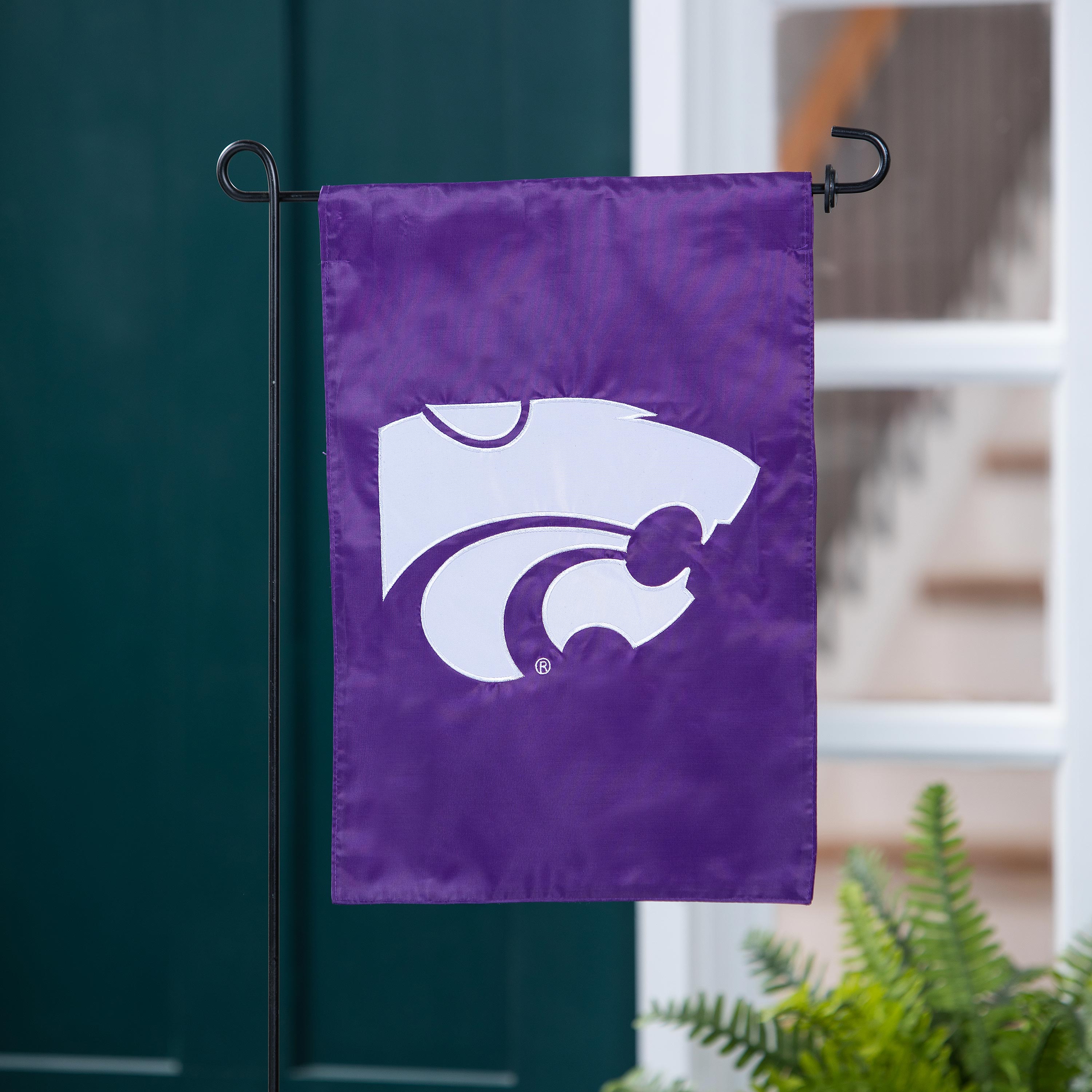 Applique Flag, Gar., Kansas State University - Sports Collectibles, Sports Memorabilia, Sports Fan Shop, Sports Gifts