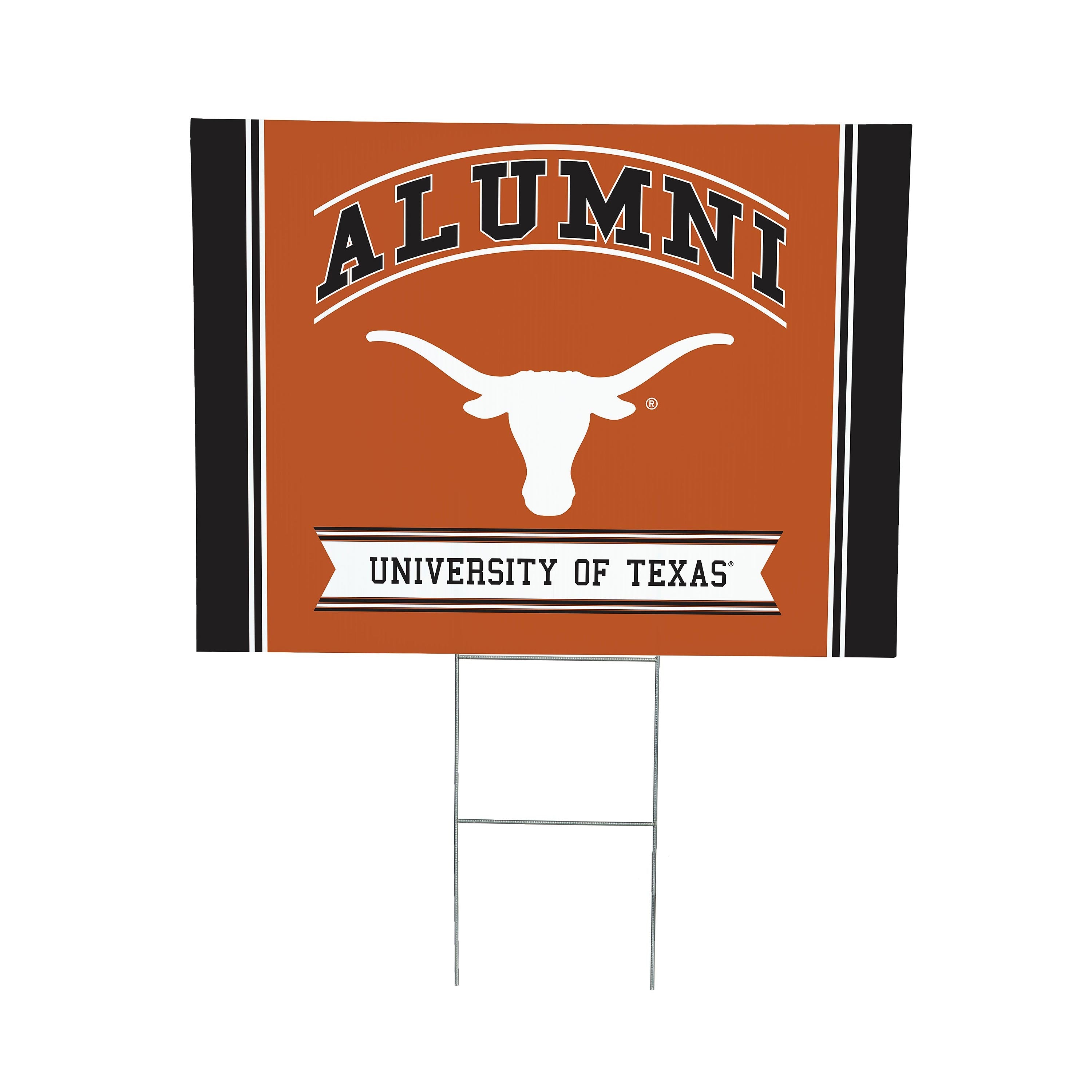 University of Texas Coroplast Yard Sign Alumni - Sports Collectibles, Sports Memorabilia, Sports Fan Shop, Sports Gifts