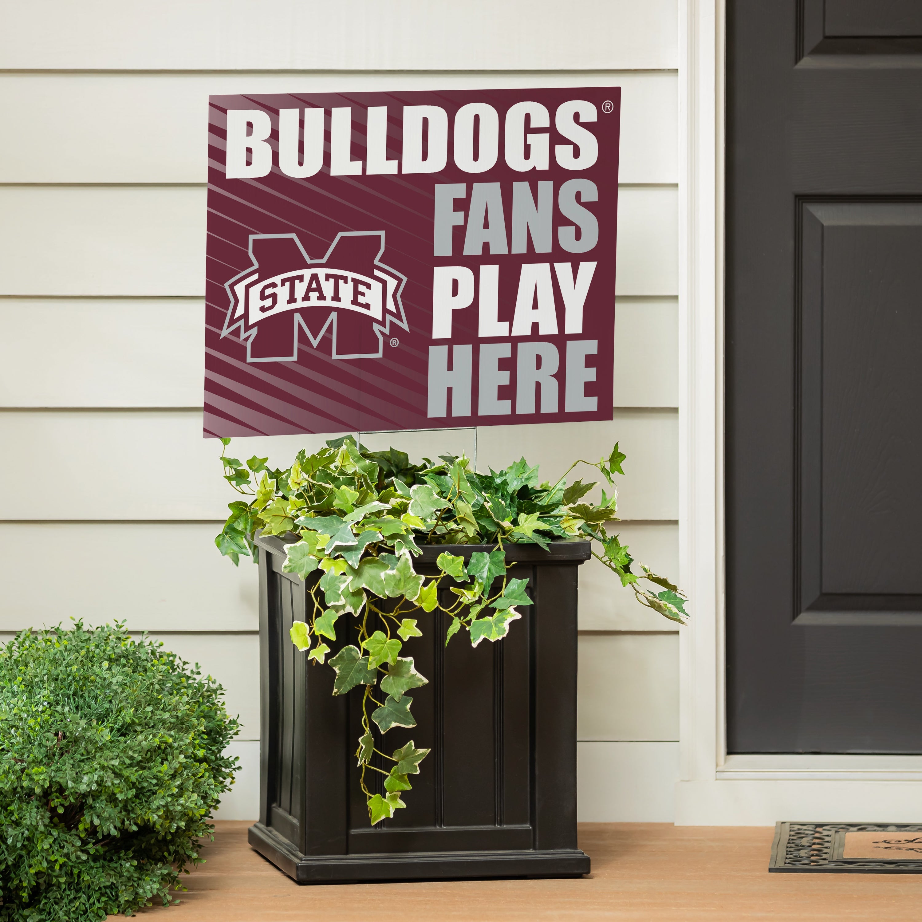 Mississippi State University Coroplast Yard Sign "Fans Play Here" - Sports Collectibles, Sports Memorabilia, Sports Fan Shop, Sports Gifts