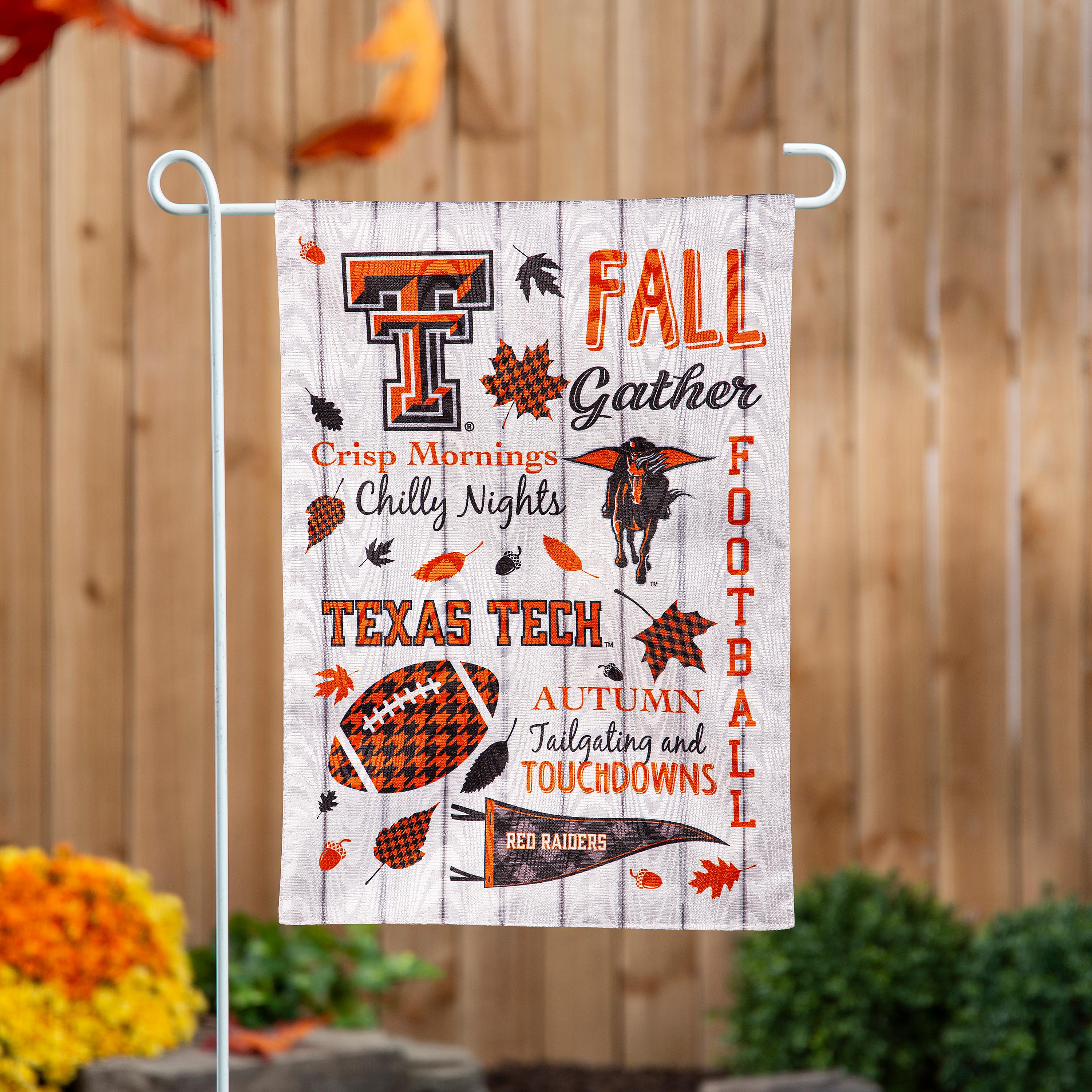 Texas Tech University, Moire Flag, GDN, Fall Seasonal - Sports Collectibles, Sports Memorabilia, Sports Fan Shop, Sports Gifts