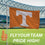 University of Tennessee Single Sided Estate Flag with 2 Grommets, 3'x5' - Sports Gifts, Sports Memorabilia, Sports Collectibles, Fan Shop
