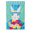 Mister Easter Bunny Applique House Flag - Sports Collectibles, Sports Memorabilia, Sports Fan Shop, Sports Gifts