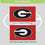 University of Georgia Single Sided Estate Flag with 2 Grommets, 3'x5' - Sports Gifts, Sports Memorabilia, Sports Collectibles, Fan Shop
